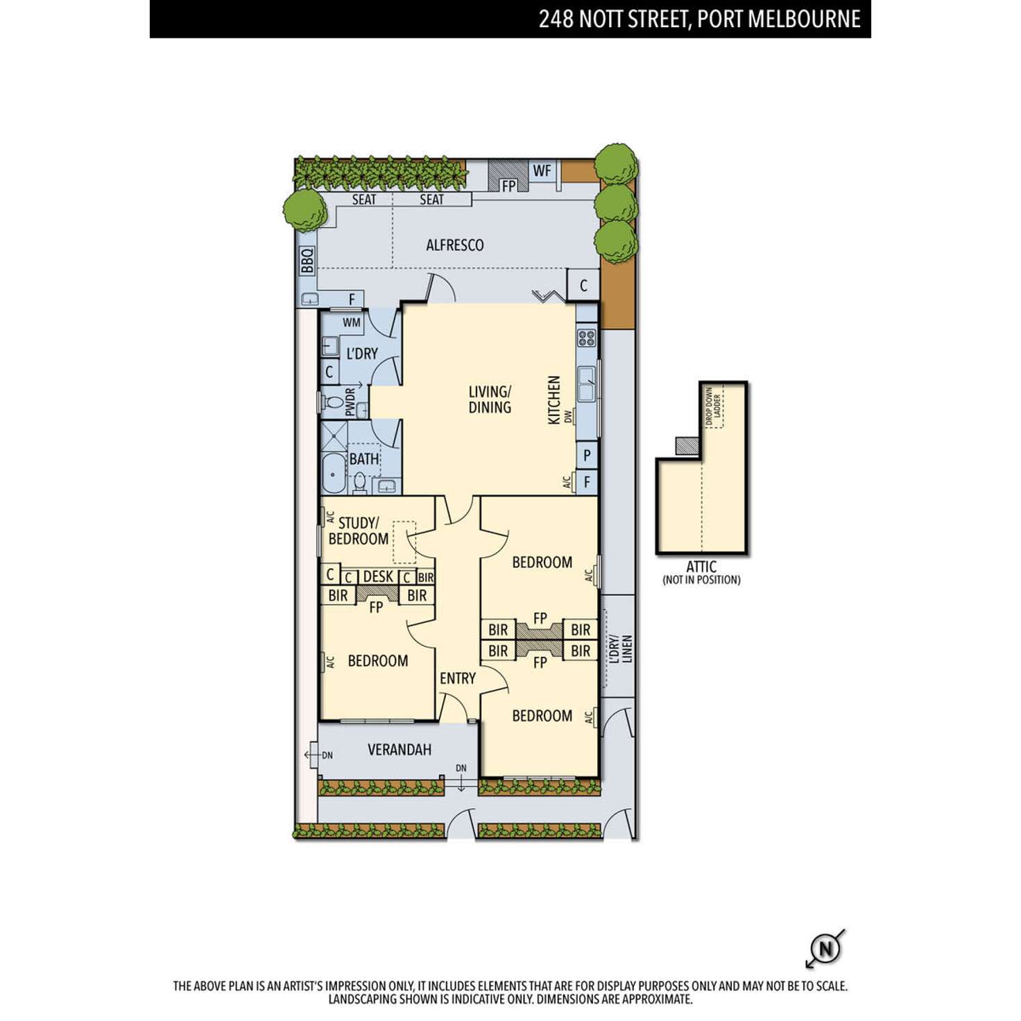 Floorplan of Homely house listing, 248 Nott Street, Port Melbourne VIC 3207