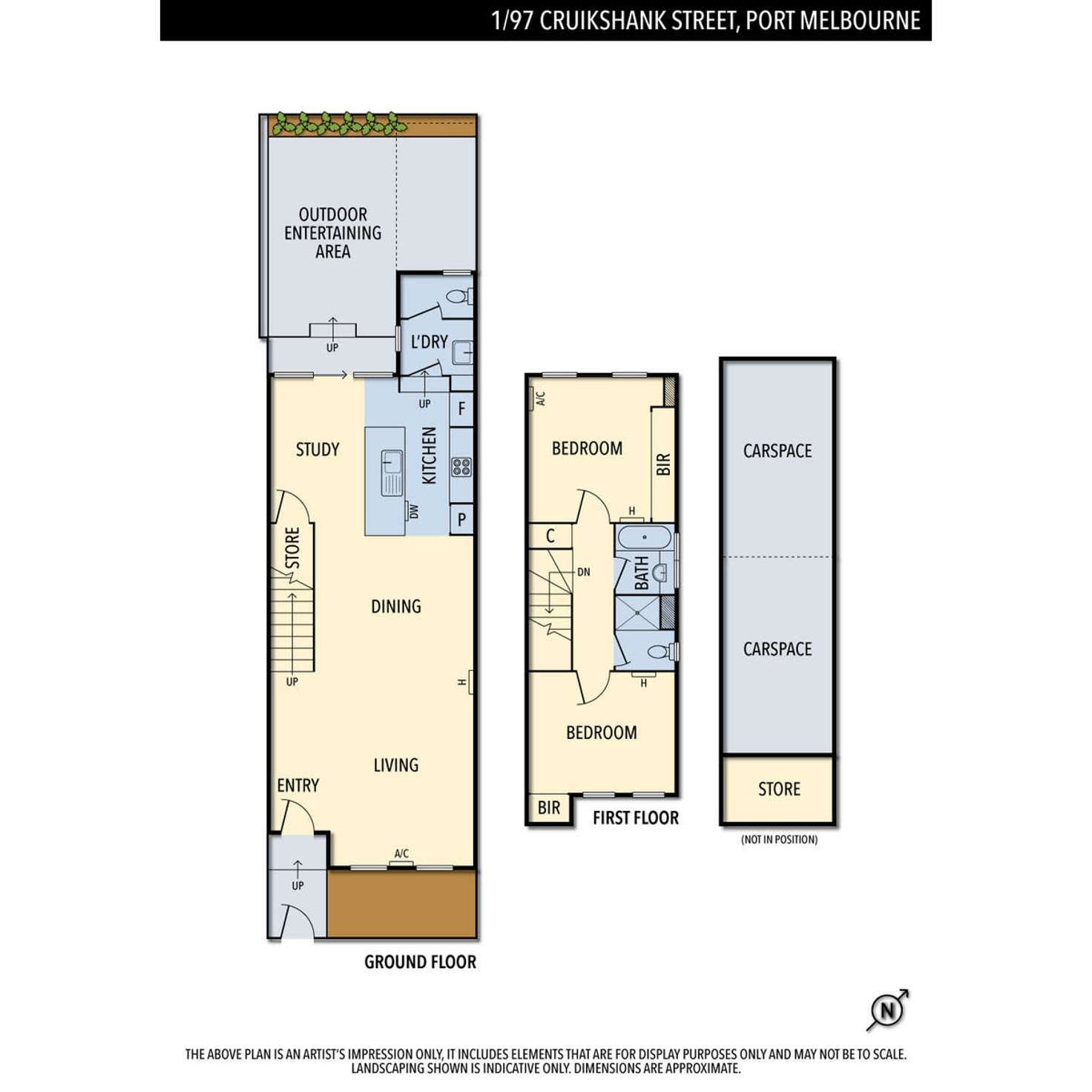 Floorplan of Homely house listing, 1/97 Cruikshank Street, Port Melbourne VIC 3207