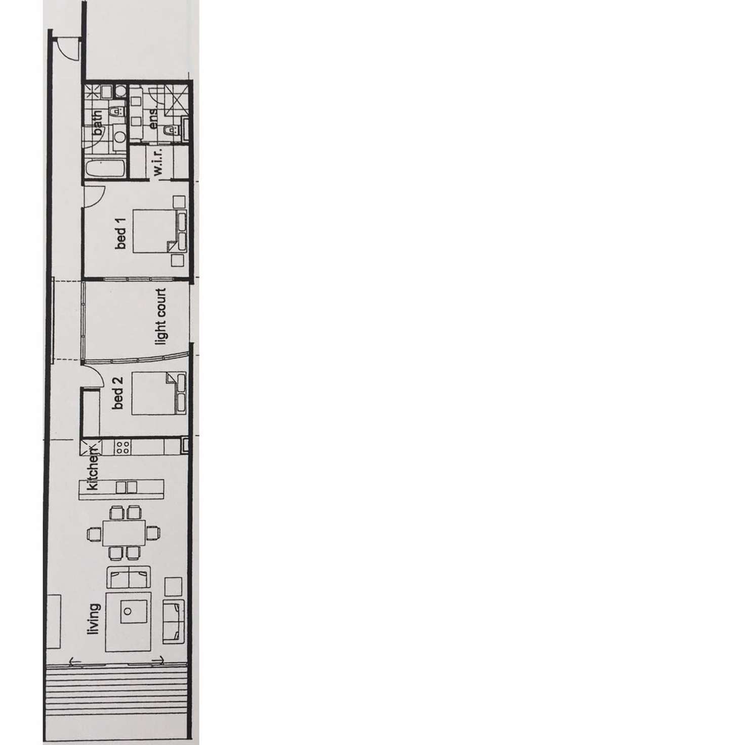 Floorplan of Homely apartment listing, 310/49 Beach Street, Port Melbourne VIC 3207