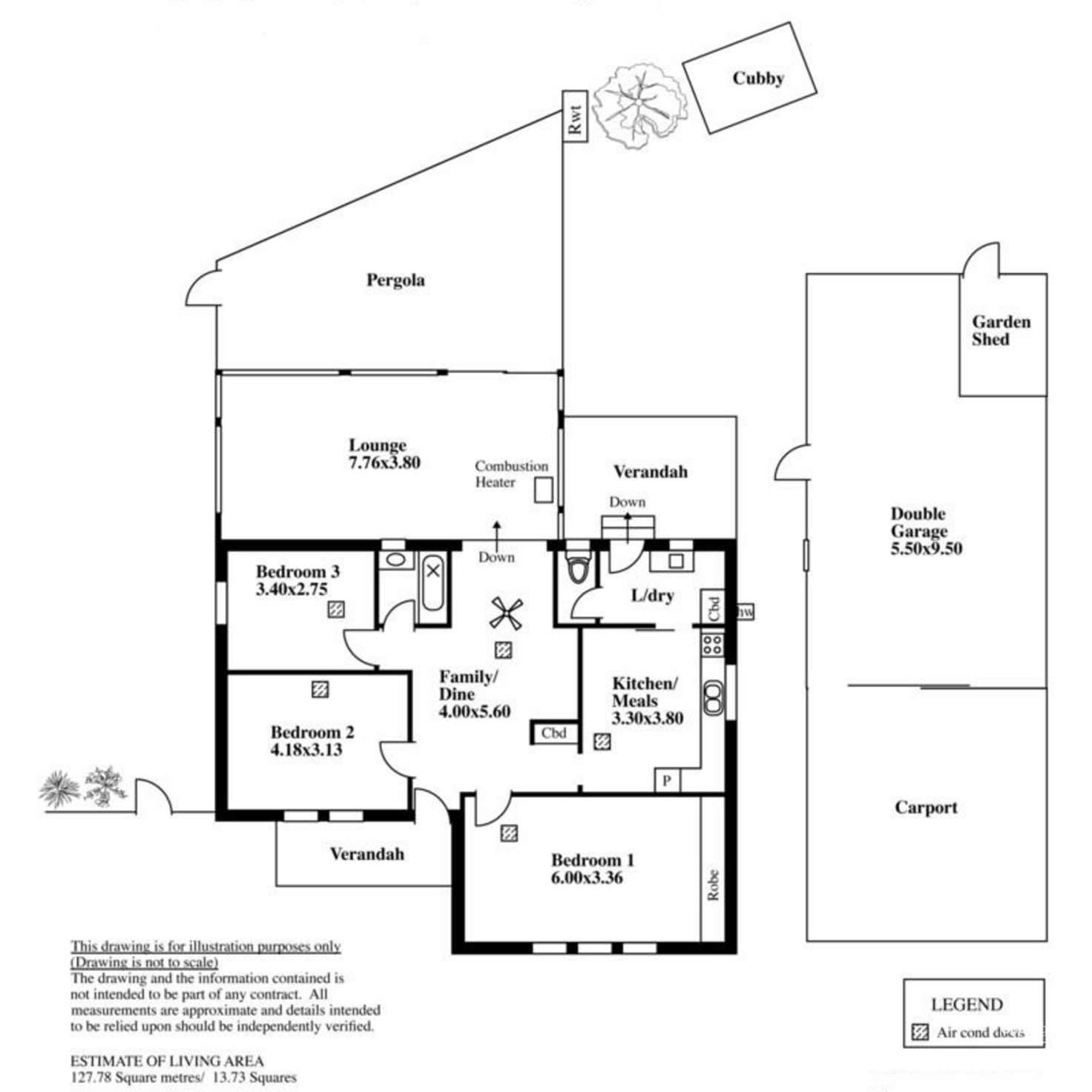 Floorplan of Homely house listing, 5 Galloway Road, Christies Beach SA 5165