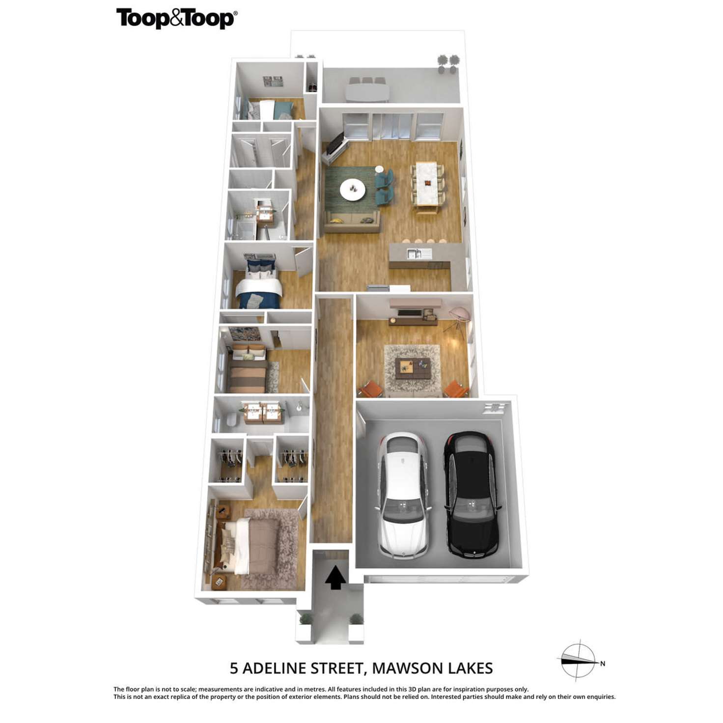 Floorplan of Homely house listing, 5 Adeline Street, Mawson Lakes SA 5095