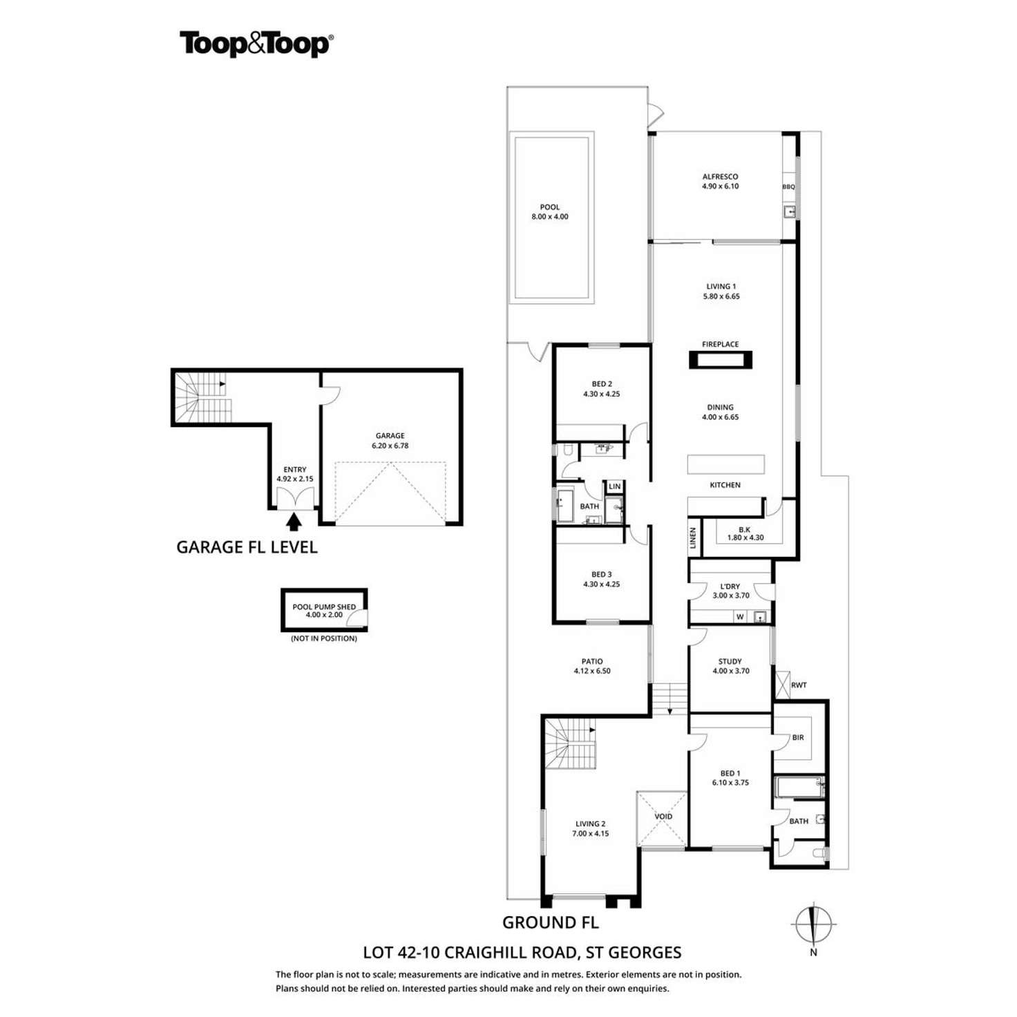 Floorplan of Homely residentialLand listing, LOT Lot 42, 10 Craighill Road, St Georges SA 5064
