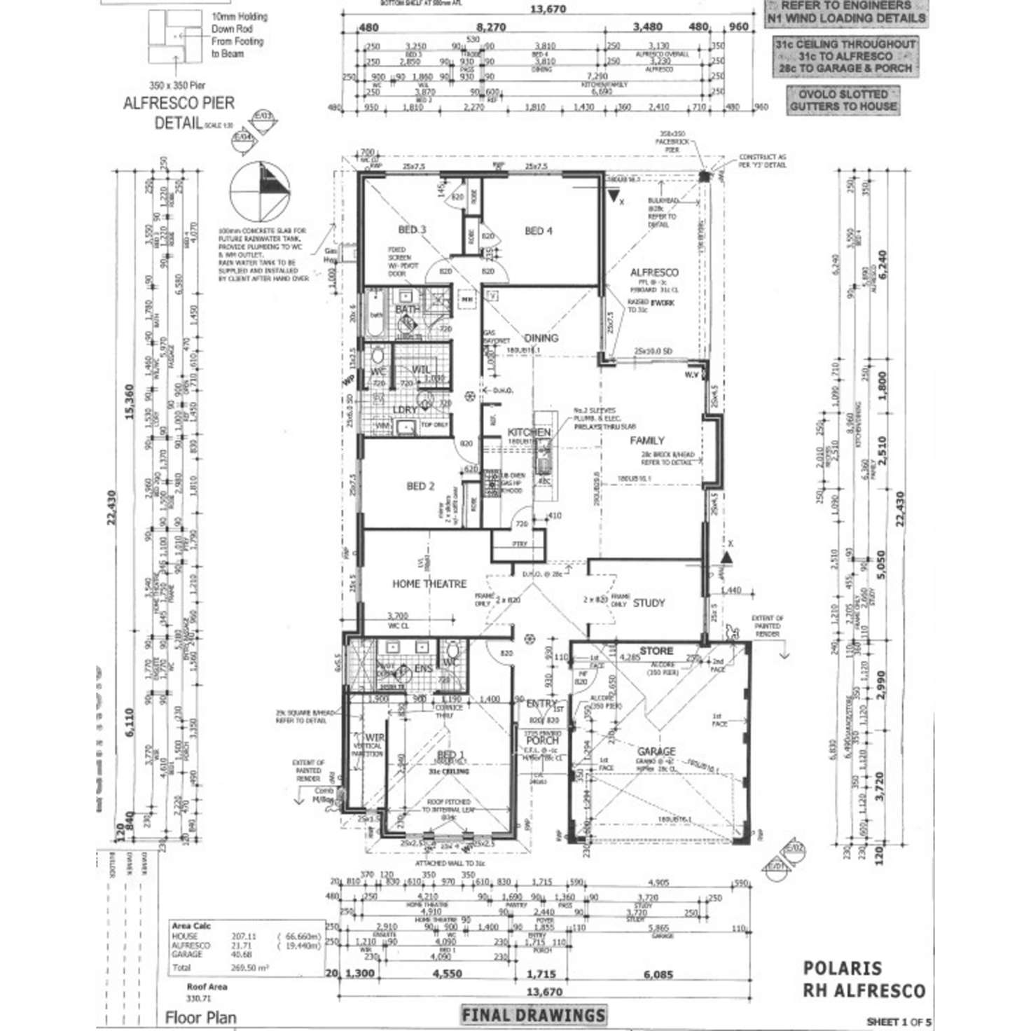 Floorplan of Homely house listing, 6 Draft Way, Alkimos WA 6038