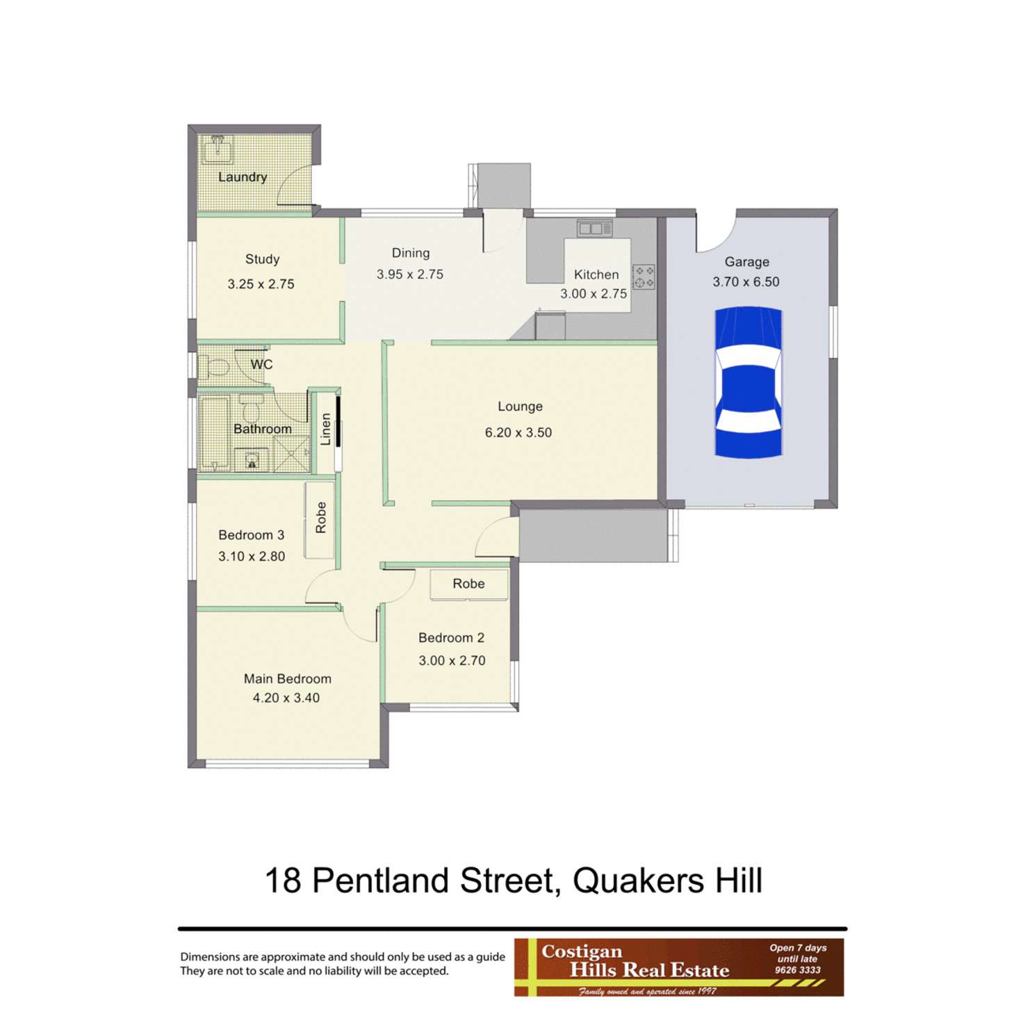 Floorplan of Homely house listing, 18 Pentland Street, Quakers Hill NSW 2763