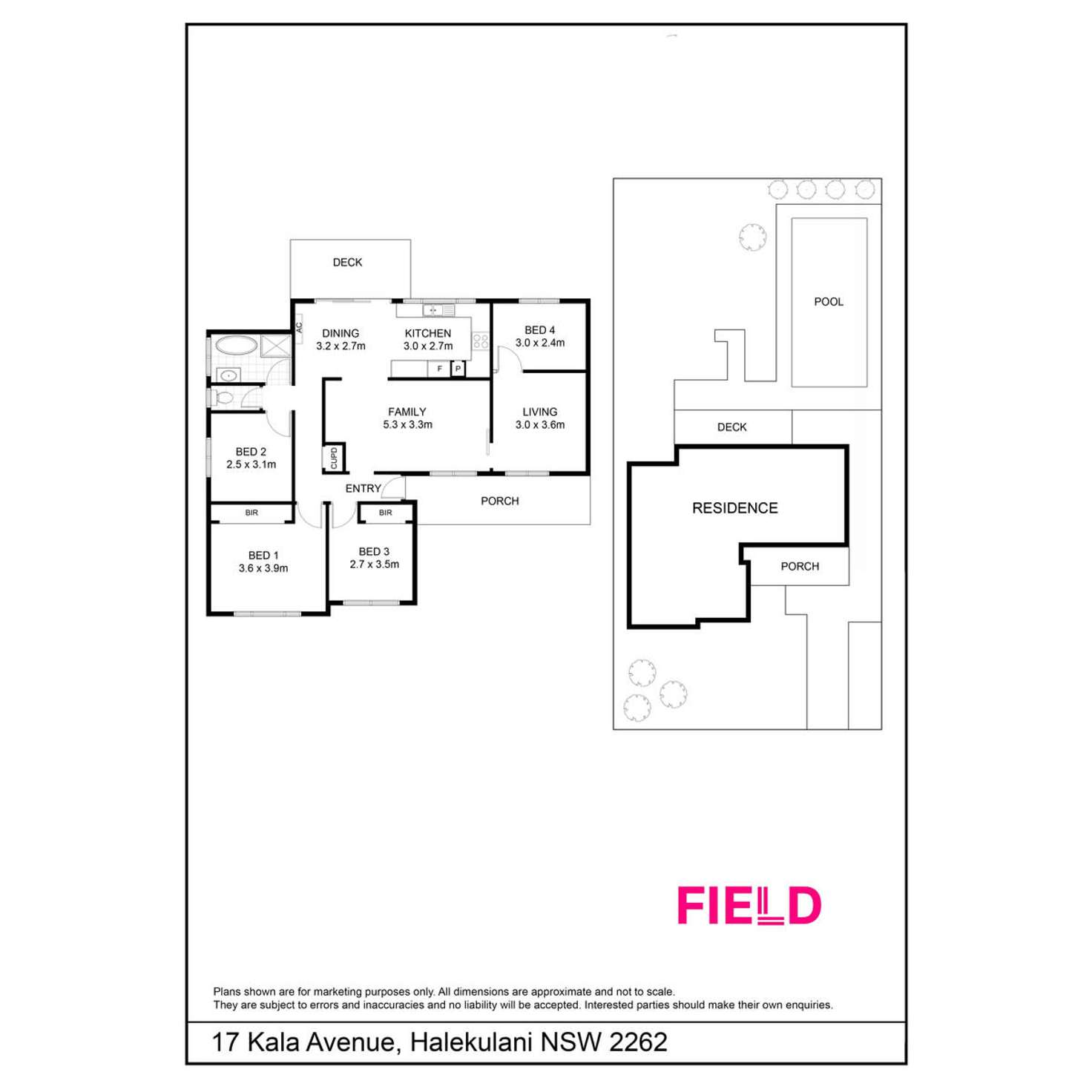 Floorplan of Homely house listing, 17 Kala Avenue, Halekulani NSW 2262