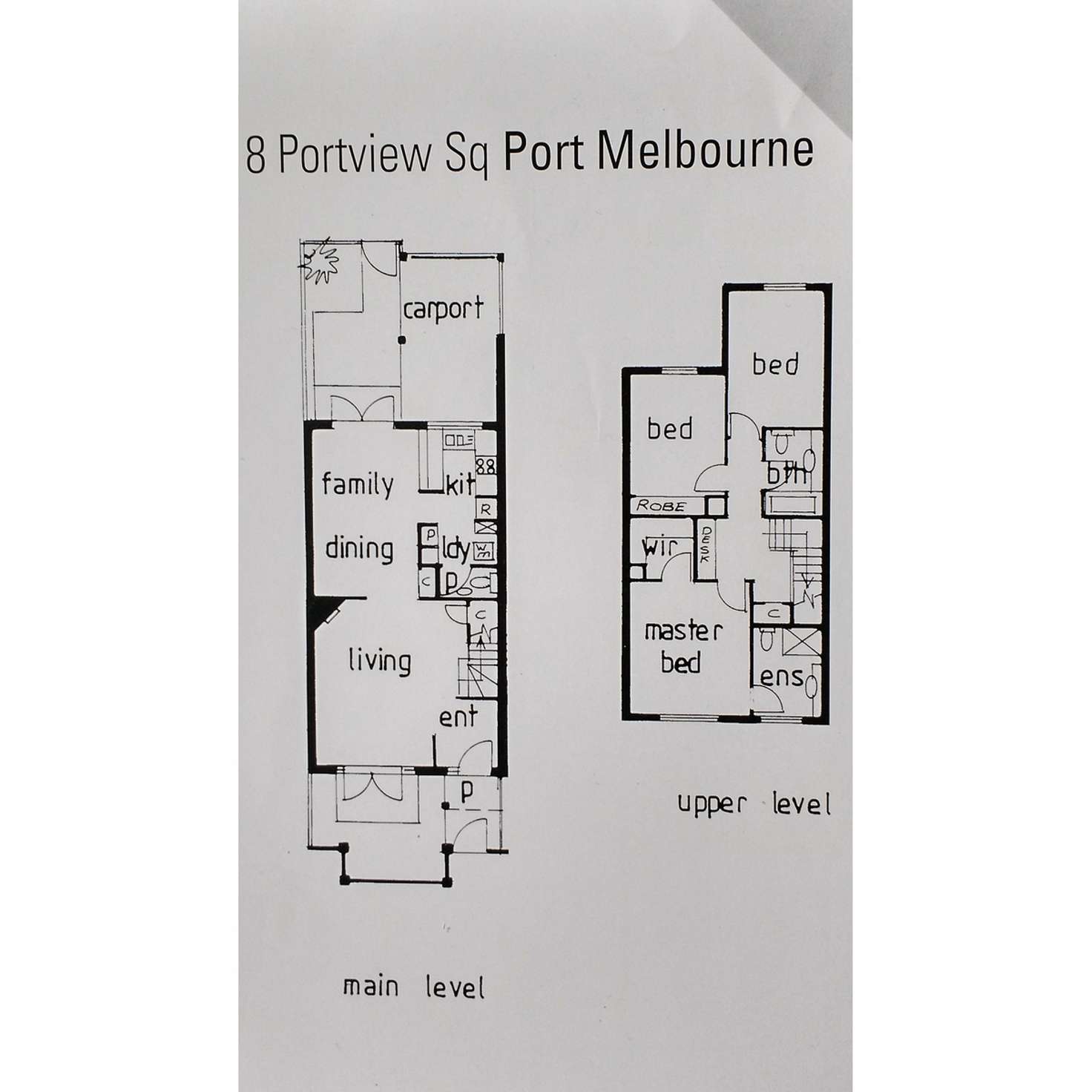 Floorplan of Homely house listing, 8 Port View Square, Port Melbourne VIC 3207