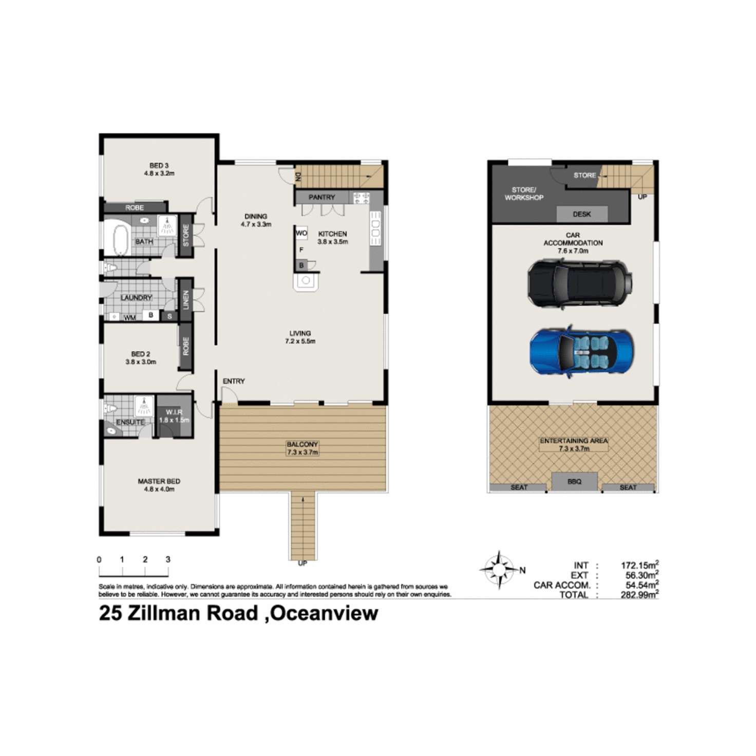 Floorplan of Homely house listing, 25 Zillman Road, Ocean View QLD 4521