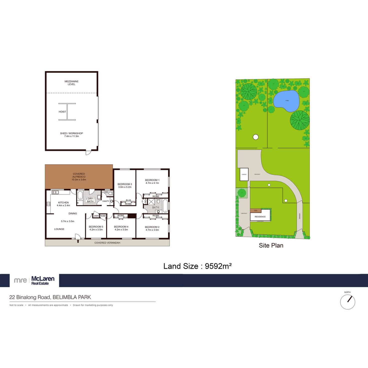 Floorplan of Homely acreageSemiRural listing, 22 Binalong Road, Belimbla Park NSW 2570