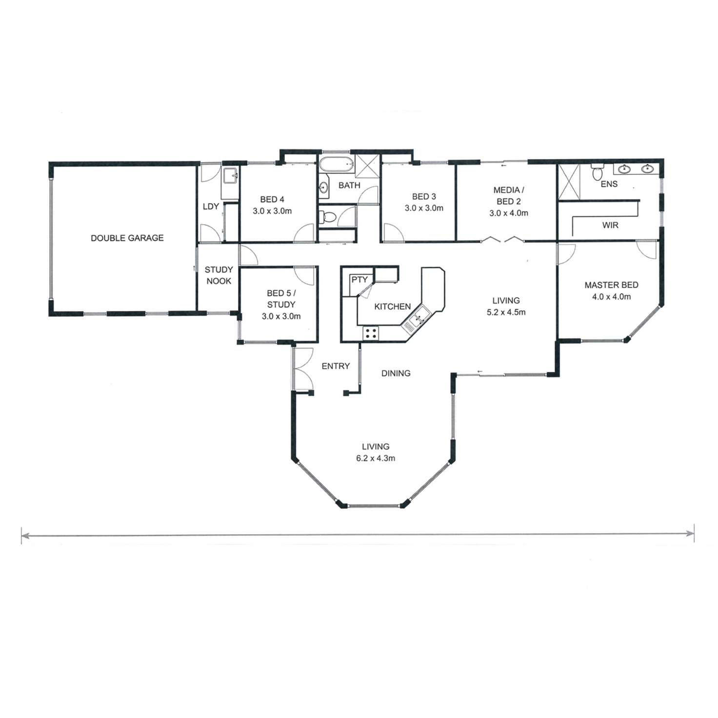 Floorplan of Homely house listing, 28 Olive Grove Drive, Adare QLD 4343