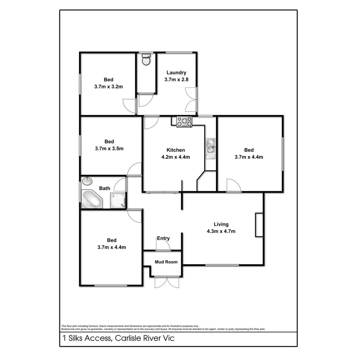 Floorplan of Homely lifestyle listing, LOT 1 Silks Access, Carlisle River VIC 3239