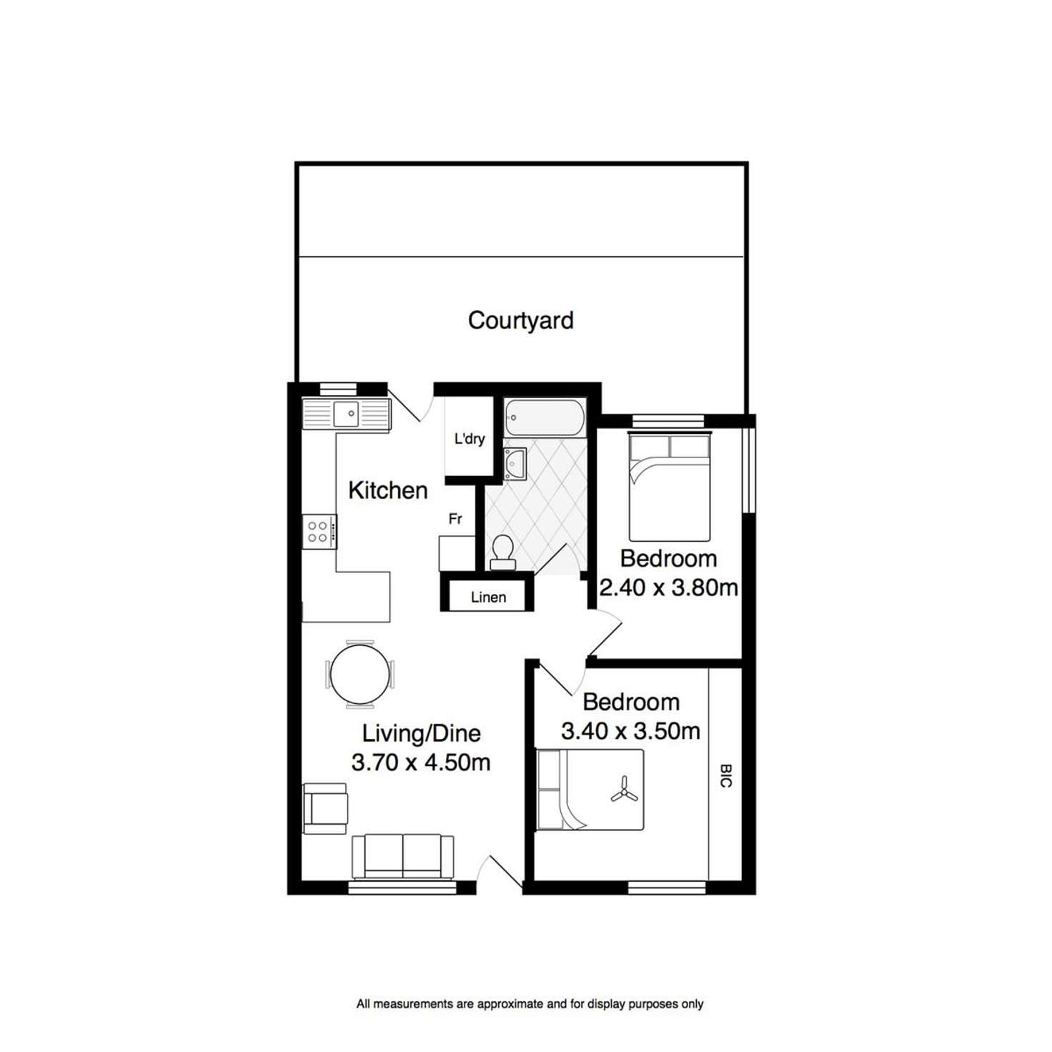 Floorplan of Homely unit listing, 3/29 Wootoona Avenue, Christies Beach SA 5165