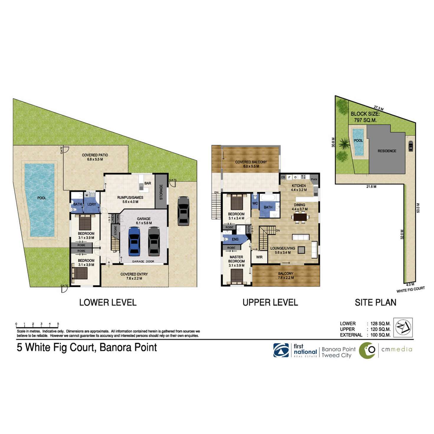Floorplan of Homely house listing, 5 White Fig Crt, Banora Point NSW 2486