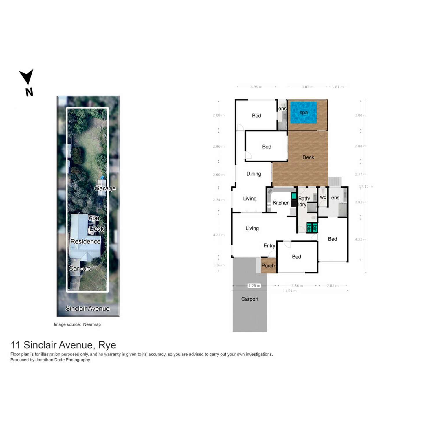 Floorplan of Homely house listing, 11 Sinclair Avenue, Rye VIC 3941