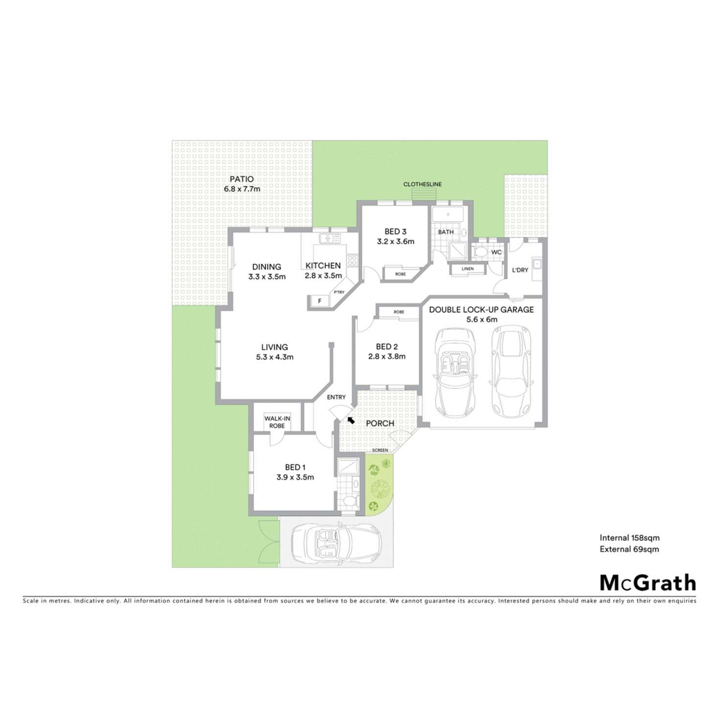 Floorplan of Homely villa listing, 3/103 Swift Street, Ballina NSW 2478