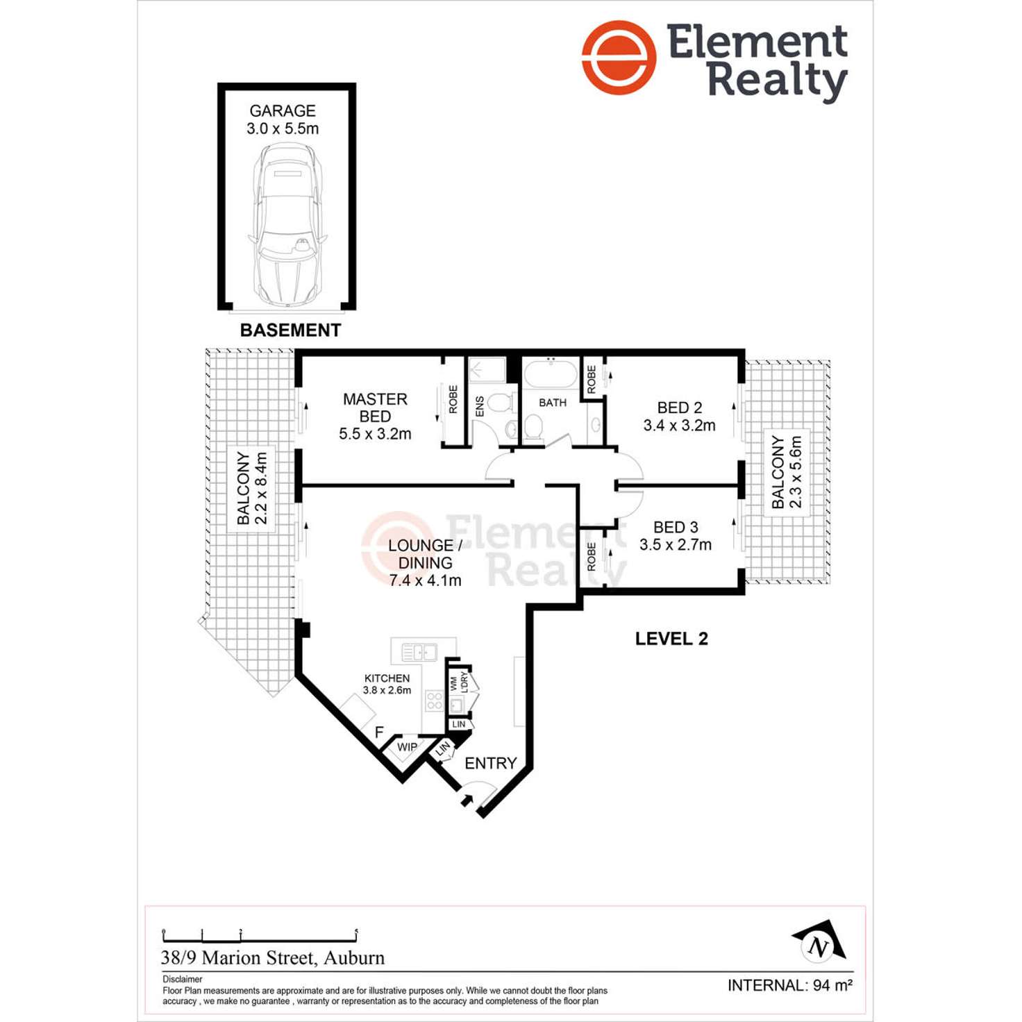 Floorplan of Homely unit listing, 38/9 Marion Street, Auburn NSW 2144