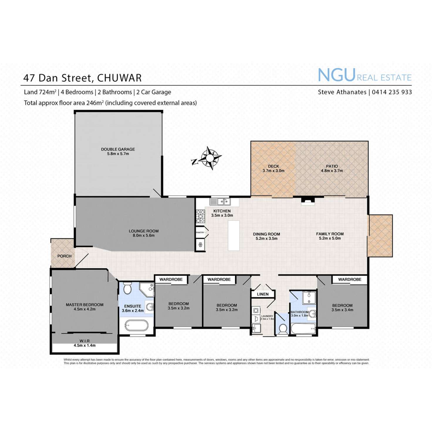 Floorplan of Homely house listing, 47 Dan Street, Chuwar QLD 4306