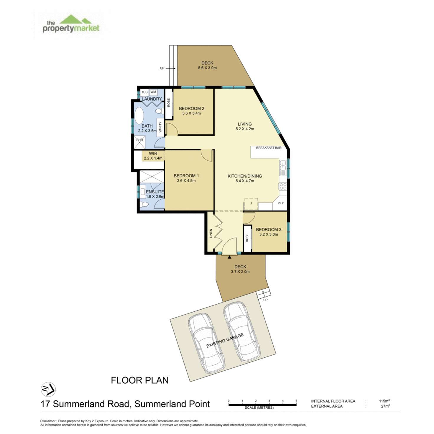 Floorplan of Homely house listing, 17 Summerland Road, Summerland Point NSW 2259