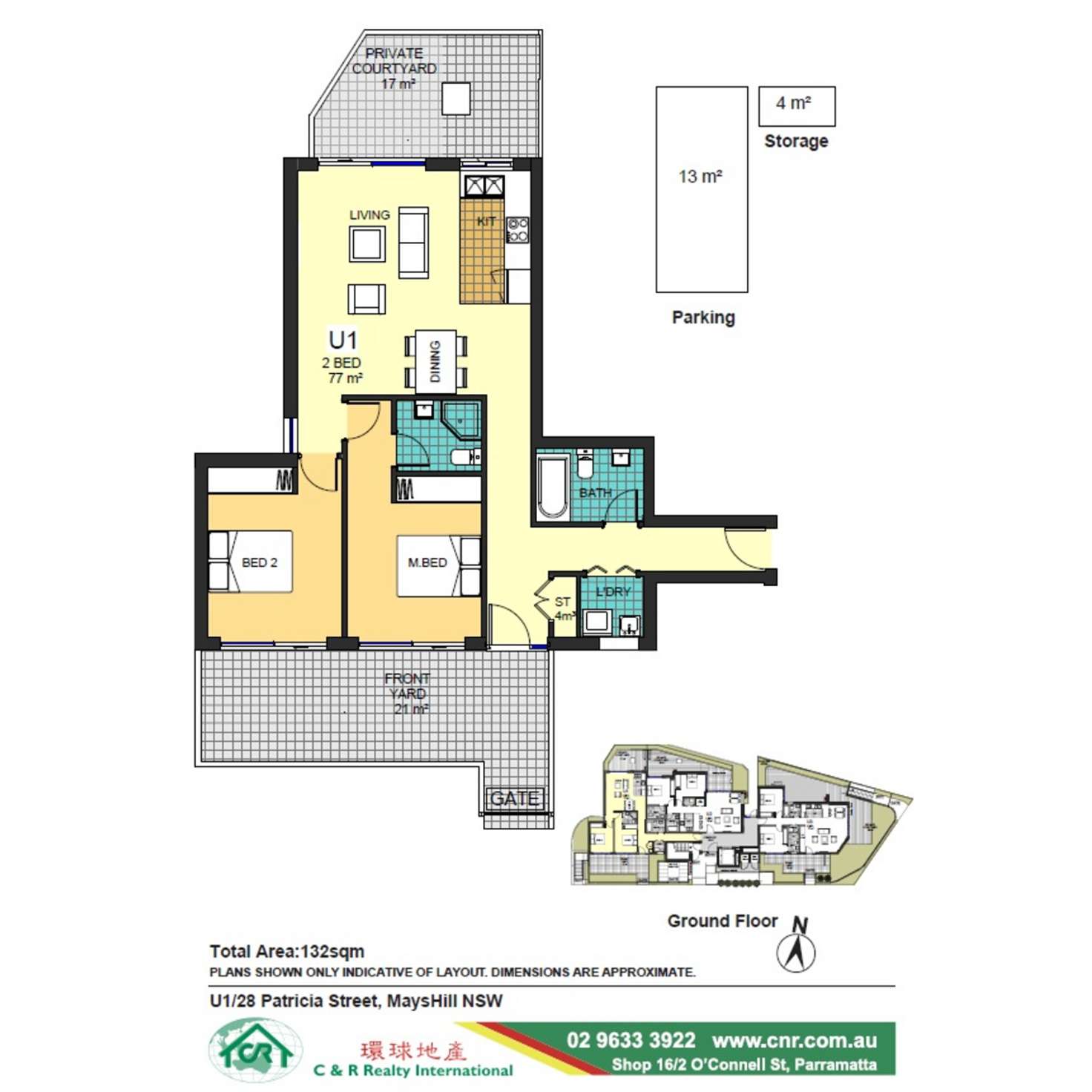 Floorplan of Homely apartment listing, 1/28 Patricia Street, Mays Hill NSW 2145