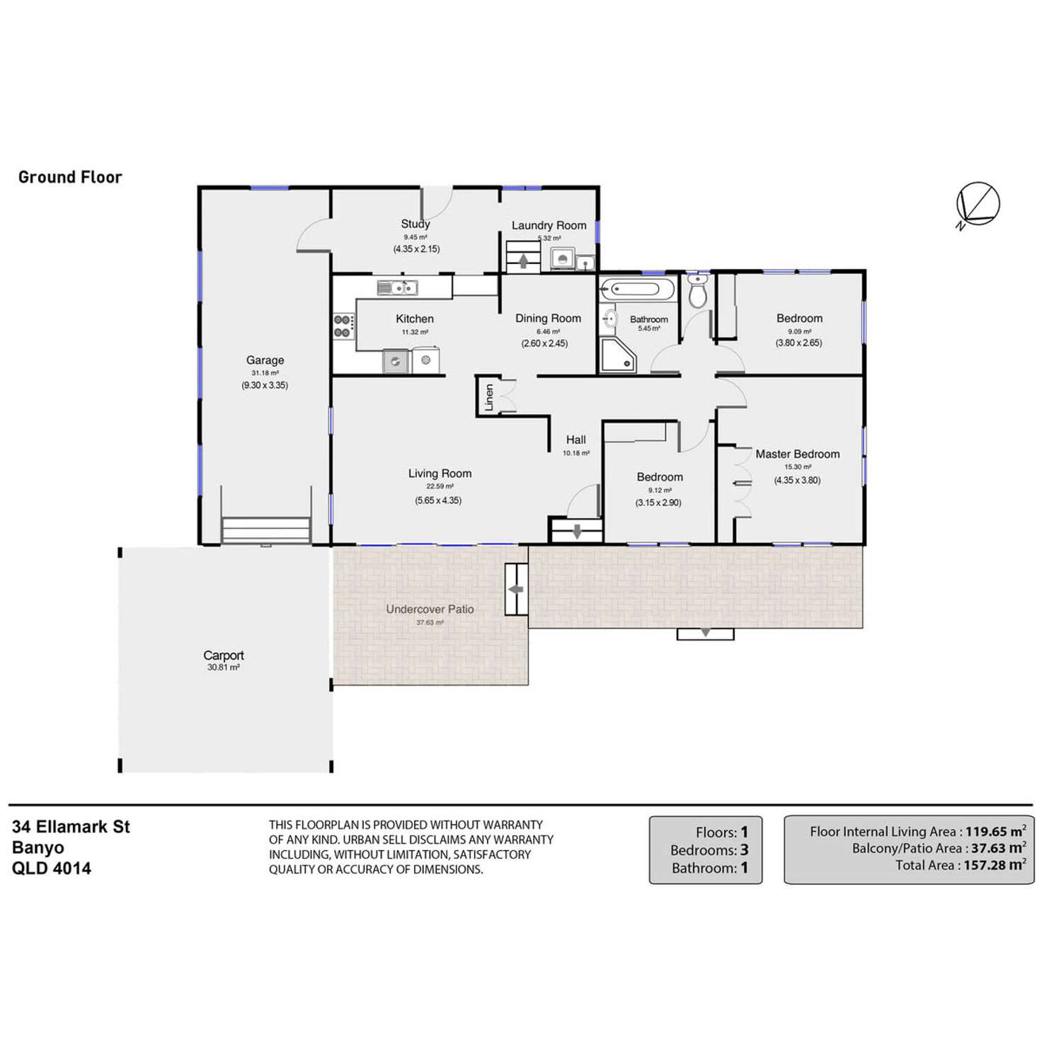 Floorplan of Homely house listing, 34 Ellamark Street, Banyo QLD 4014