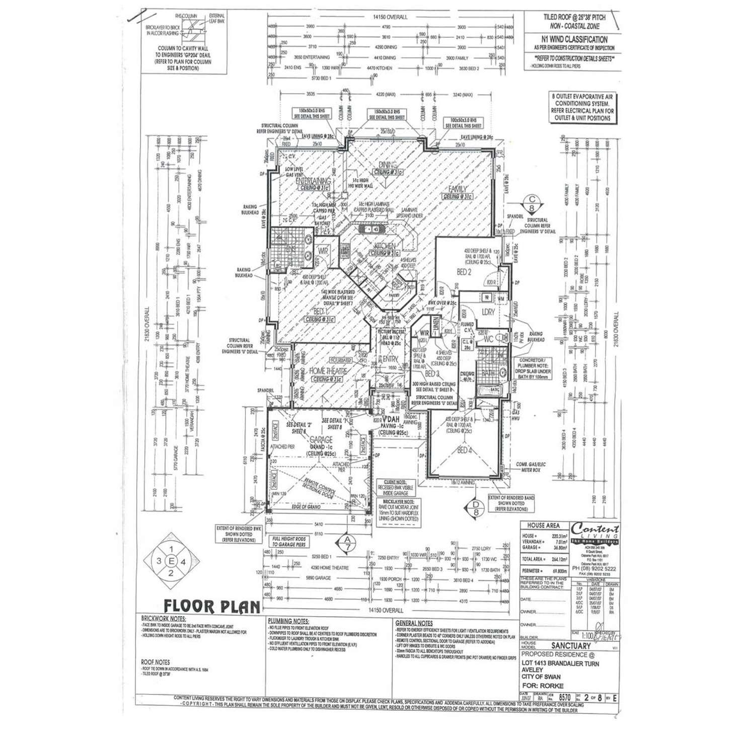 Floorplan of Homely house listing, 7 Brandalier Turn, Aveley WA 6069