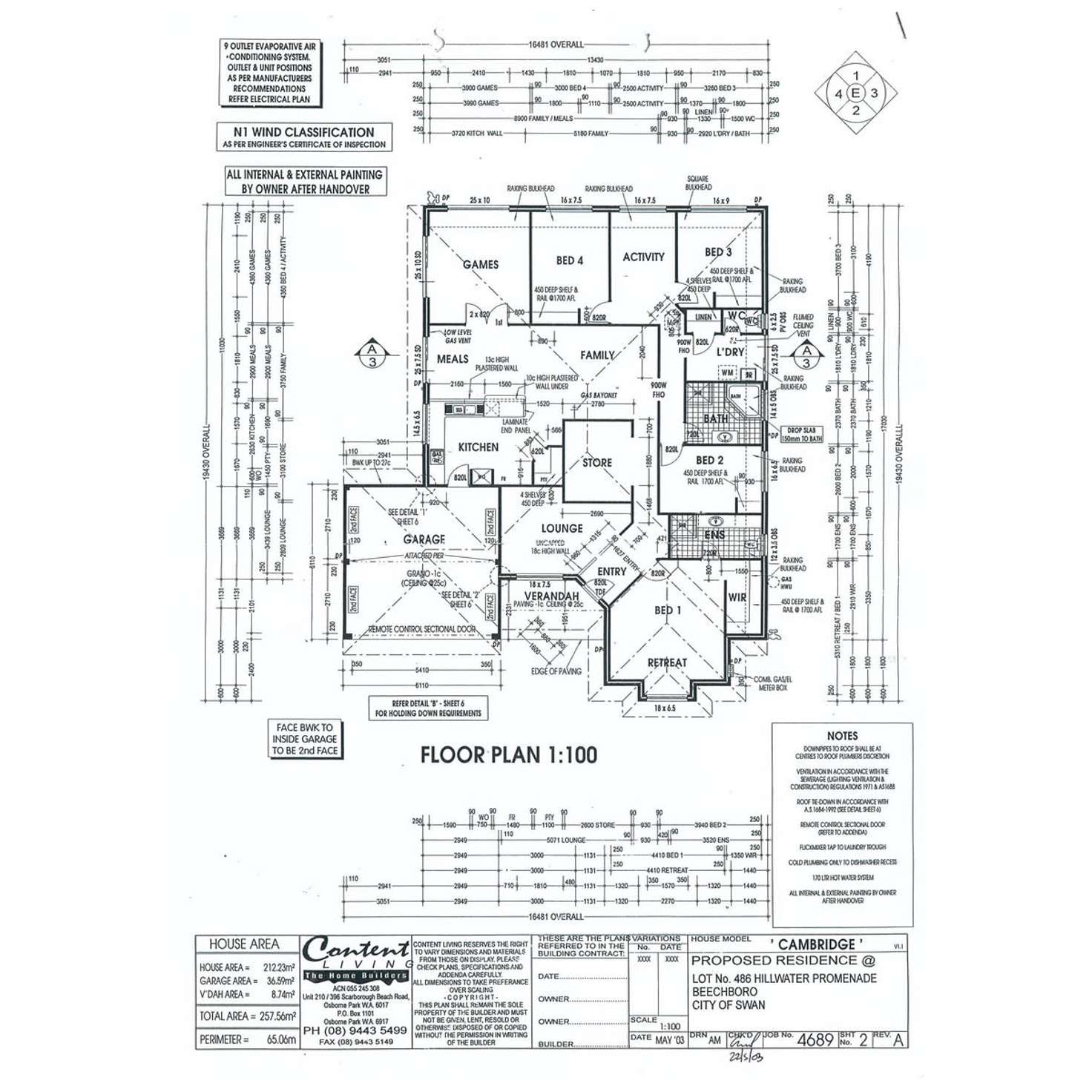 Floorplan of Homely house listing, 47 Hillwater Promenade, Bennett Springs WA 6063