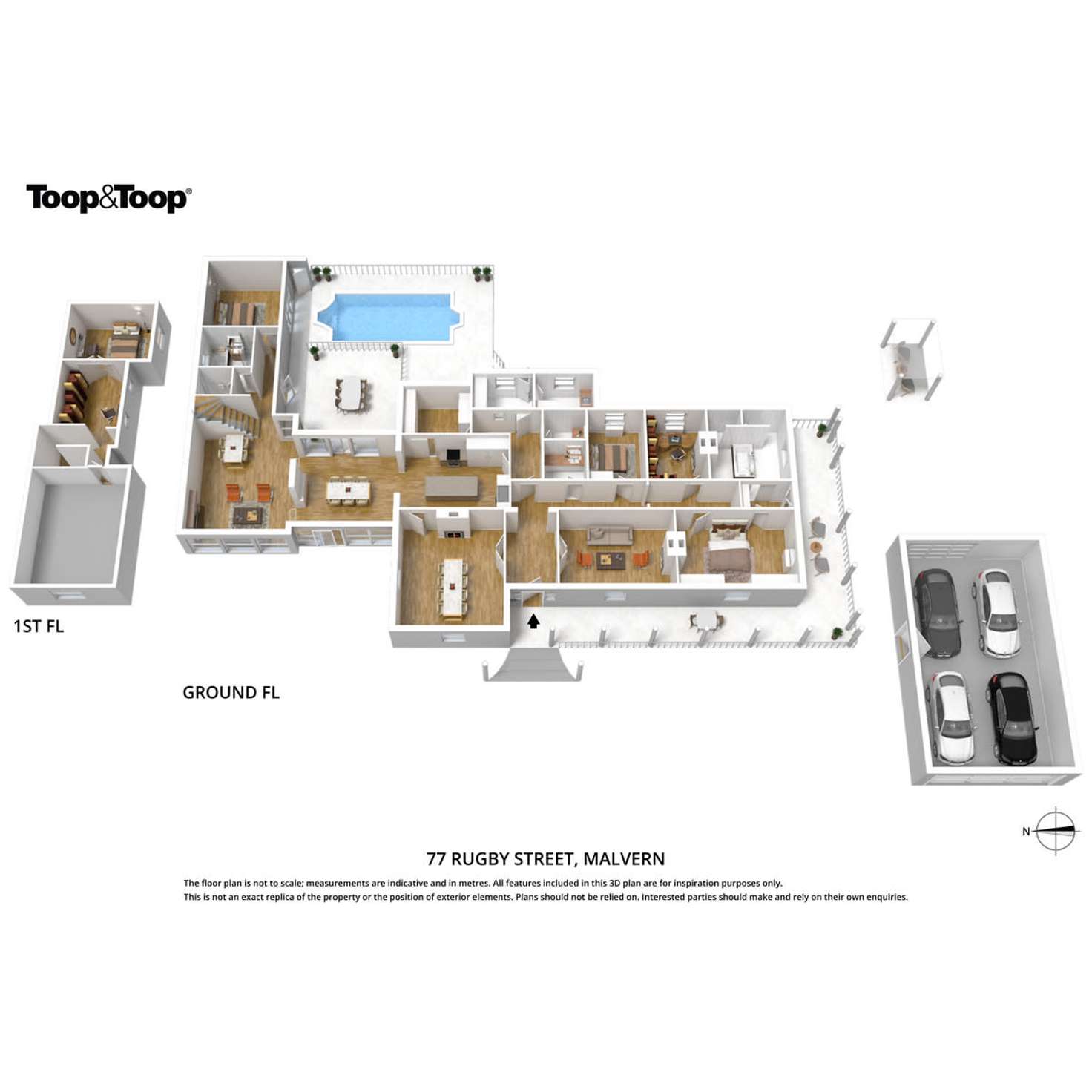 Floorplan of Homely house listing, 77 Rugby Street, Malvern SA 5061