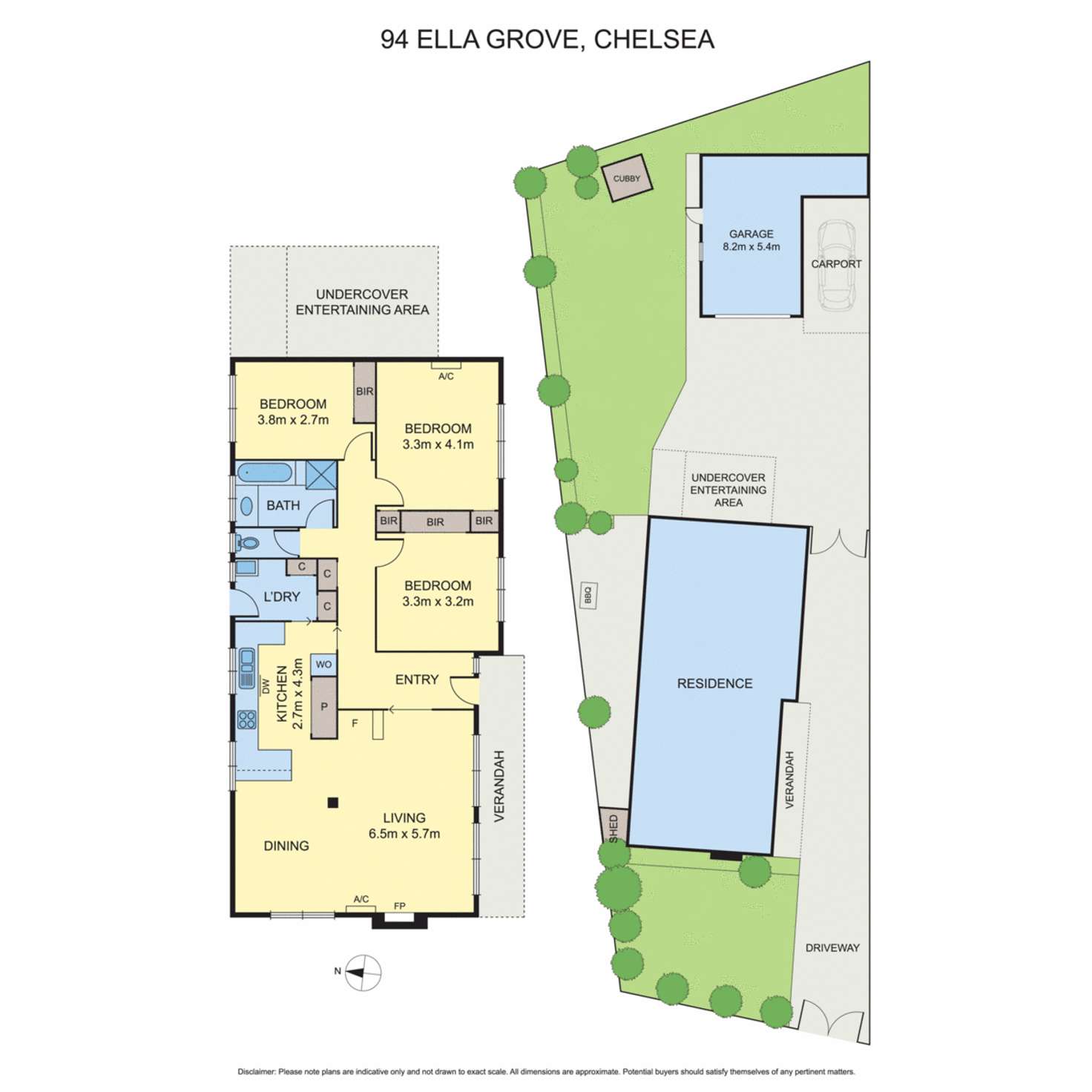 Floorplan of Homely house listing, 94 Ella Grove, Chelsea VIC 3196