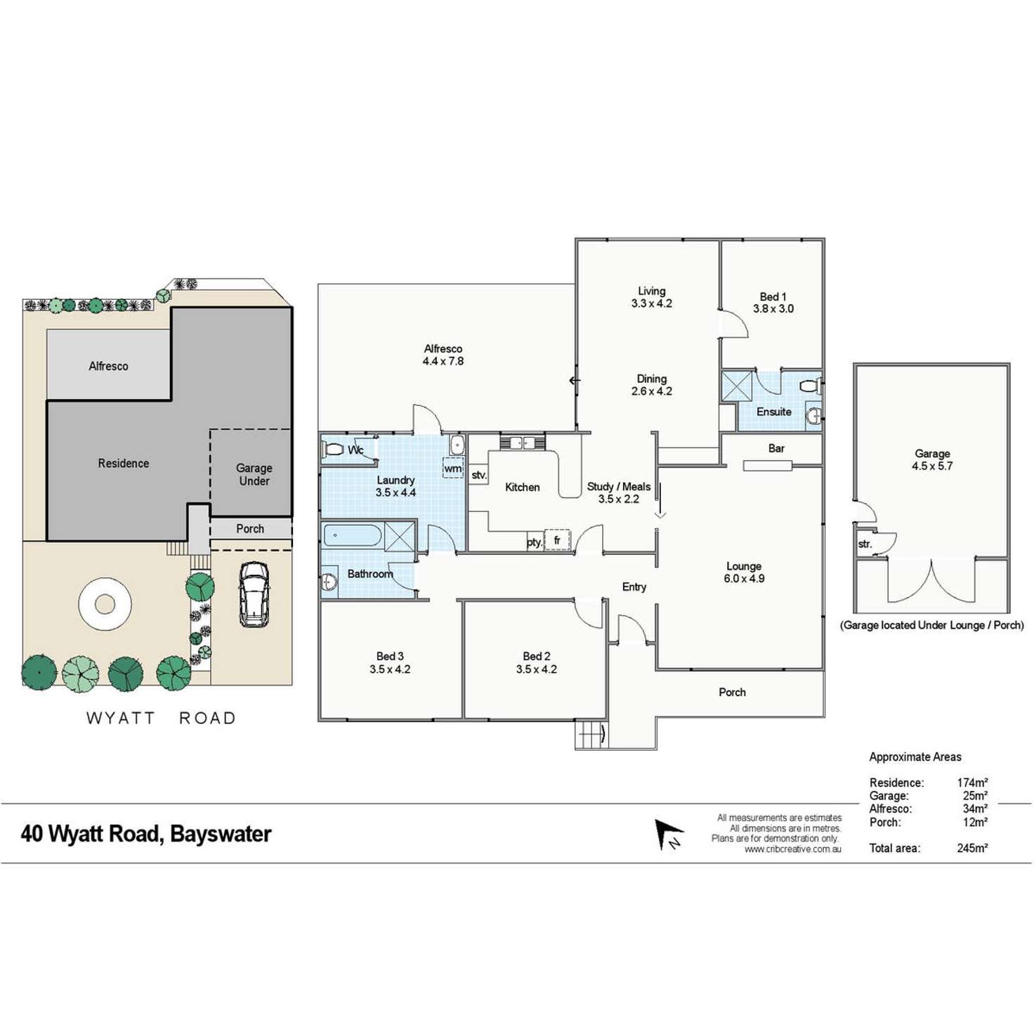 Floorplan of Homely house listing, 40 Wyatt Road, Bayswater WA 6053