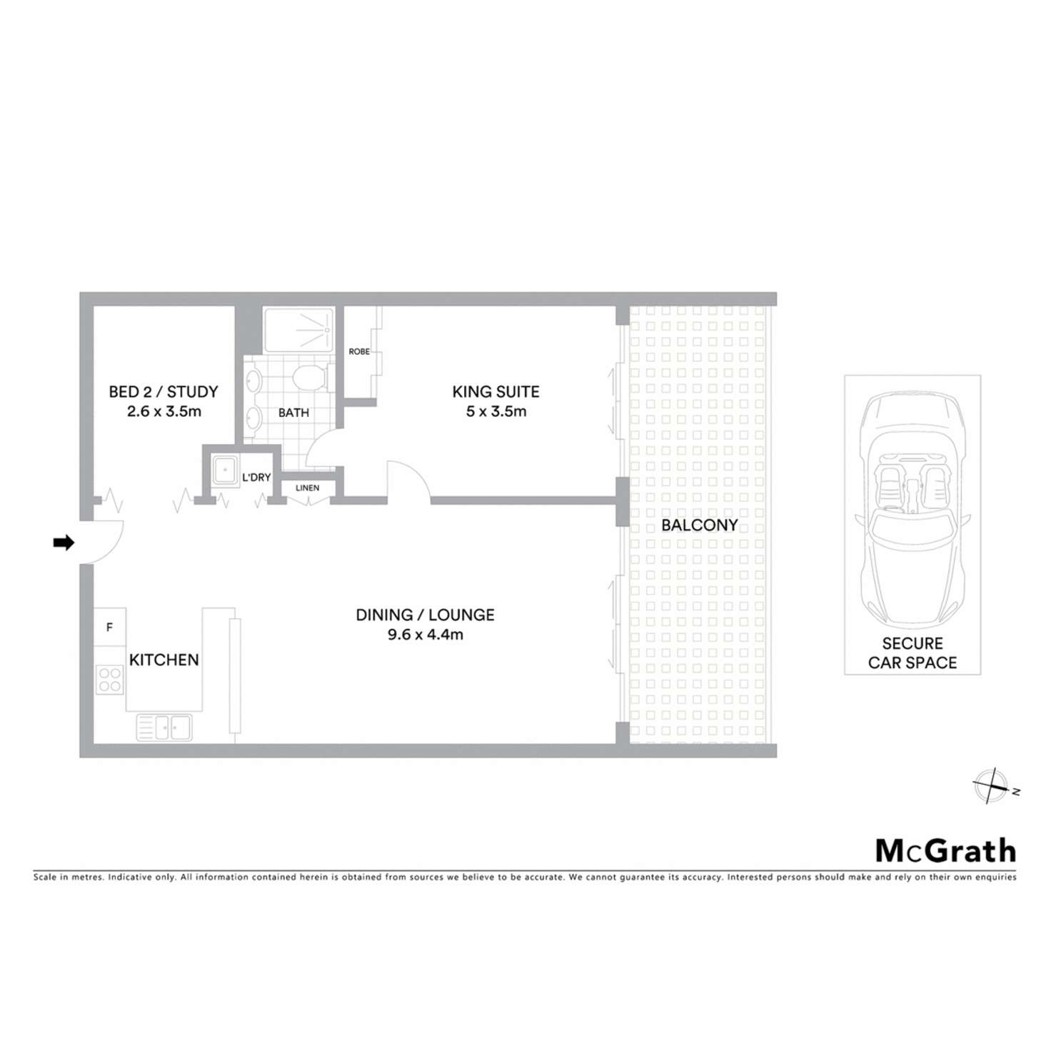 Floorplan of Homely apartment listing, 526/2 Martin Street, Ballina NSW 2478