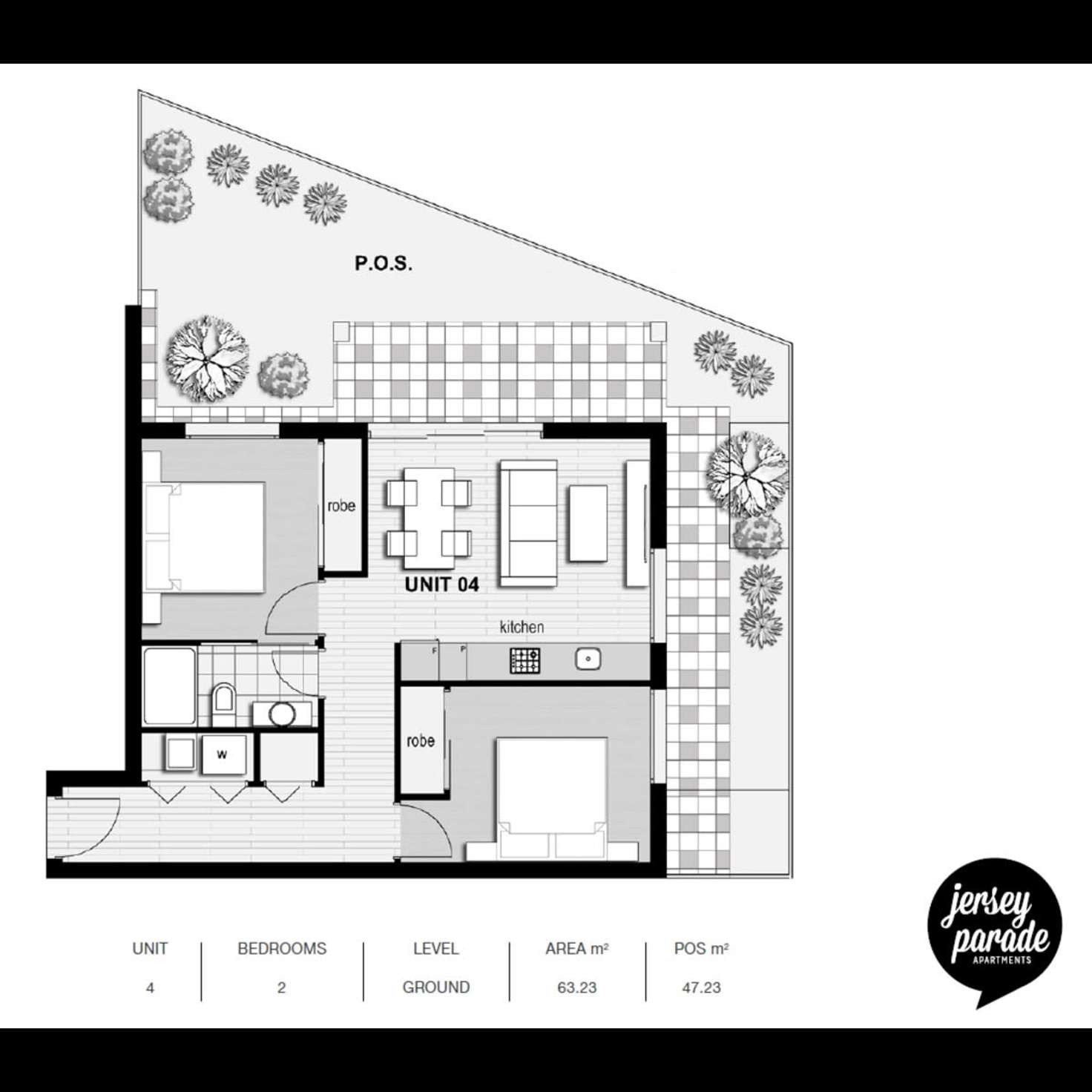Floorplan of Homely apartment listing, G09/33 Jersey Parade, Carnegie VIC 3163
