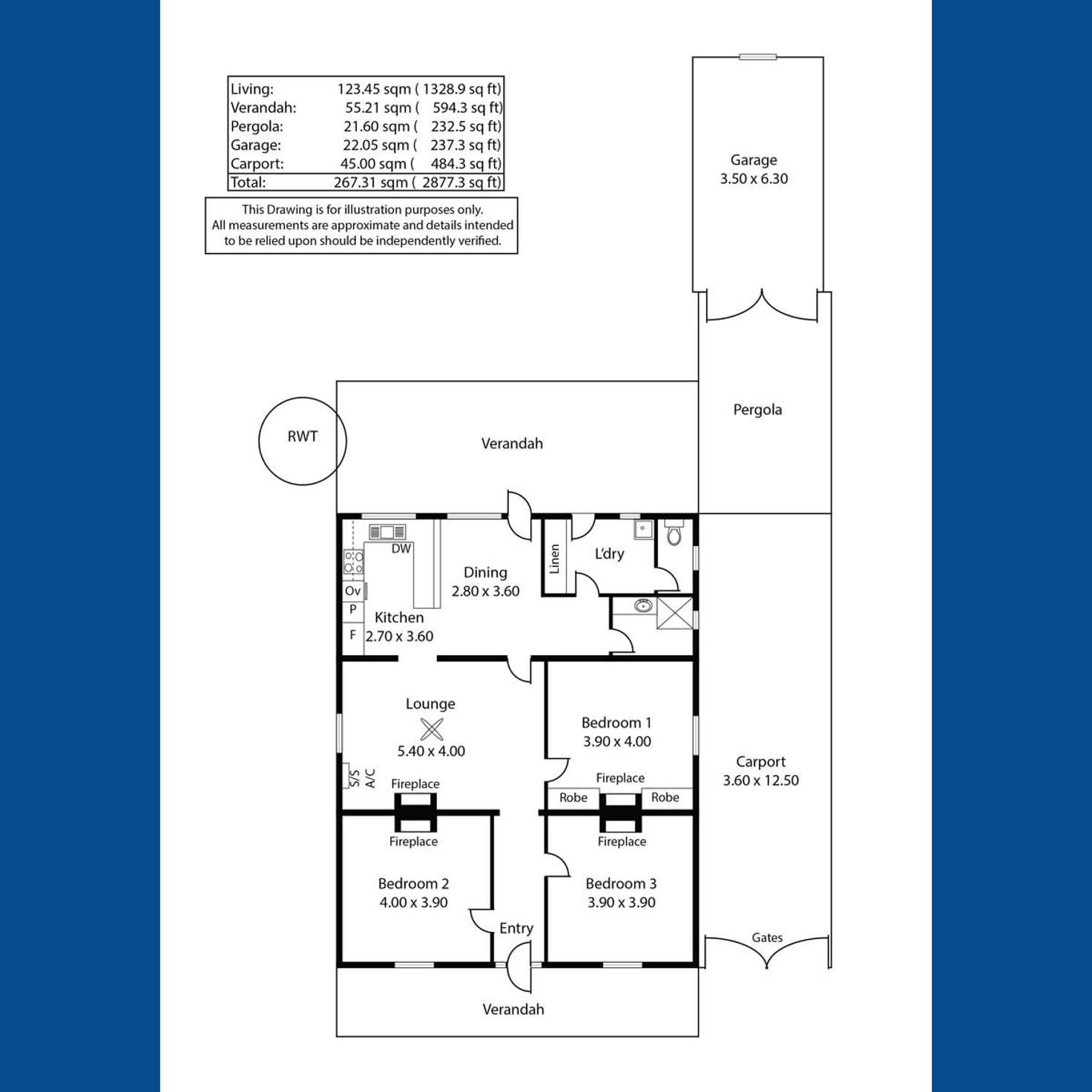 Floorplan of Homely house listing, 23 Humphrey Street, Balaklava SA 5461