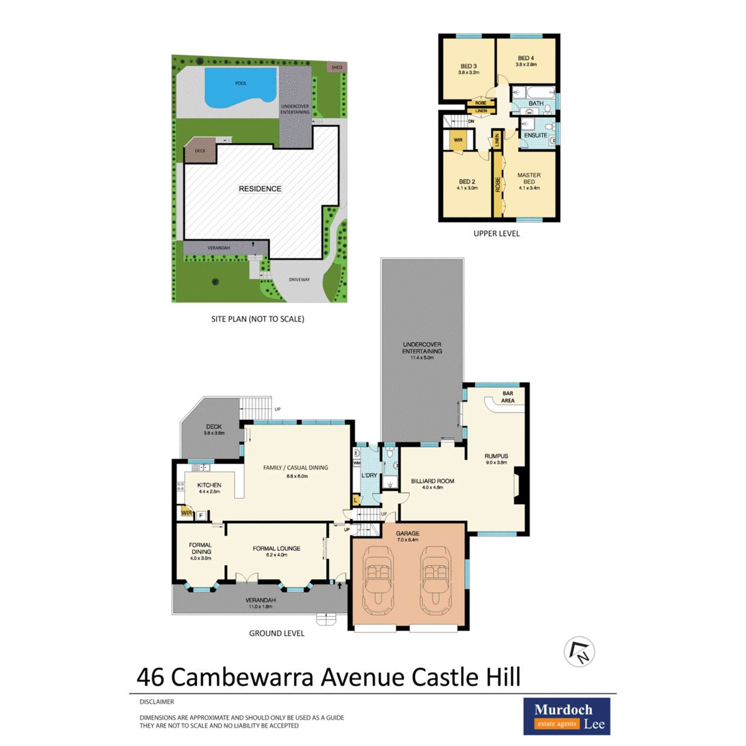 Floorplan of Homely house listing, 46 Cambewarra Avenue, Castle Hill NSW 2154