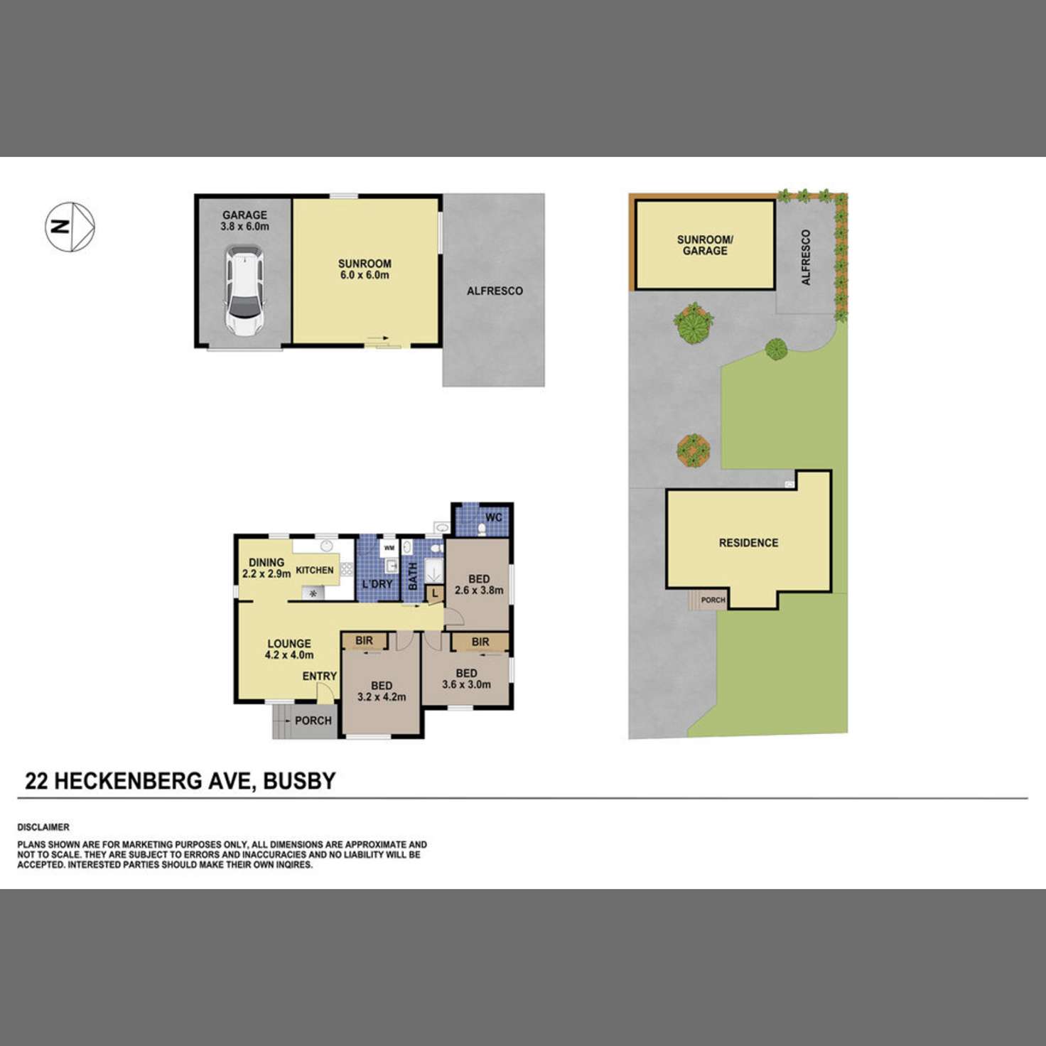 Floorplan of Homely house listing, 20 & 22 Heckenberg Avenue, Busby NSW 2168