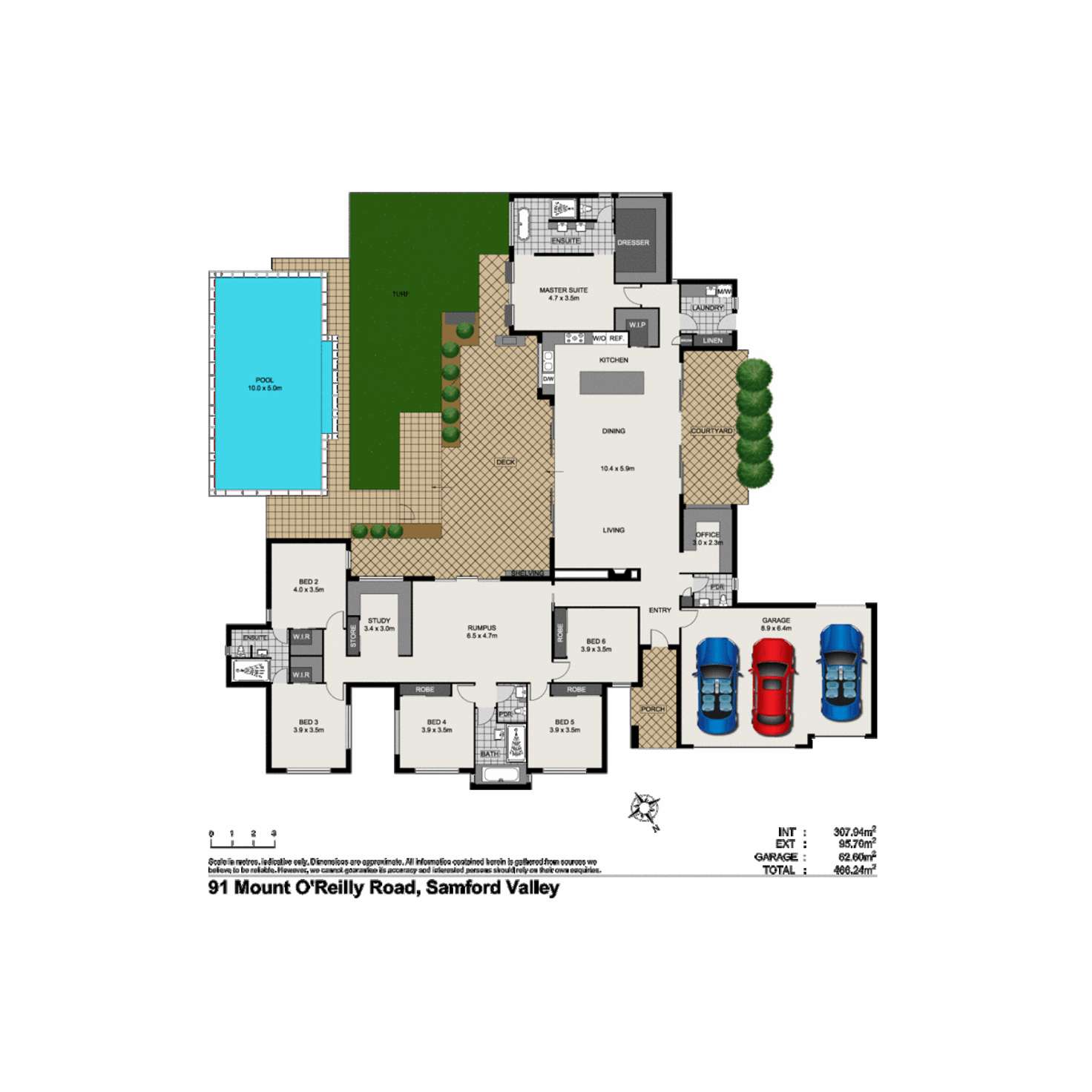 Floorplan of Homely house listing, 91 Mount O'Reilly Road, Samford Valley QLD 4520