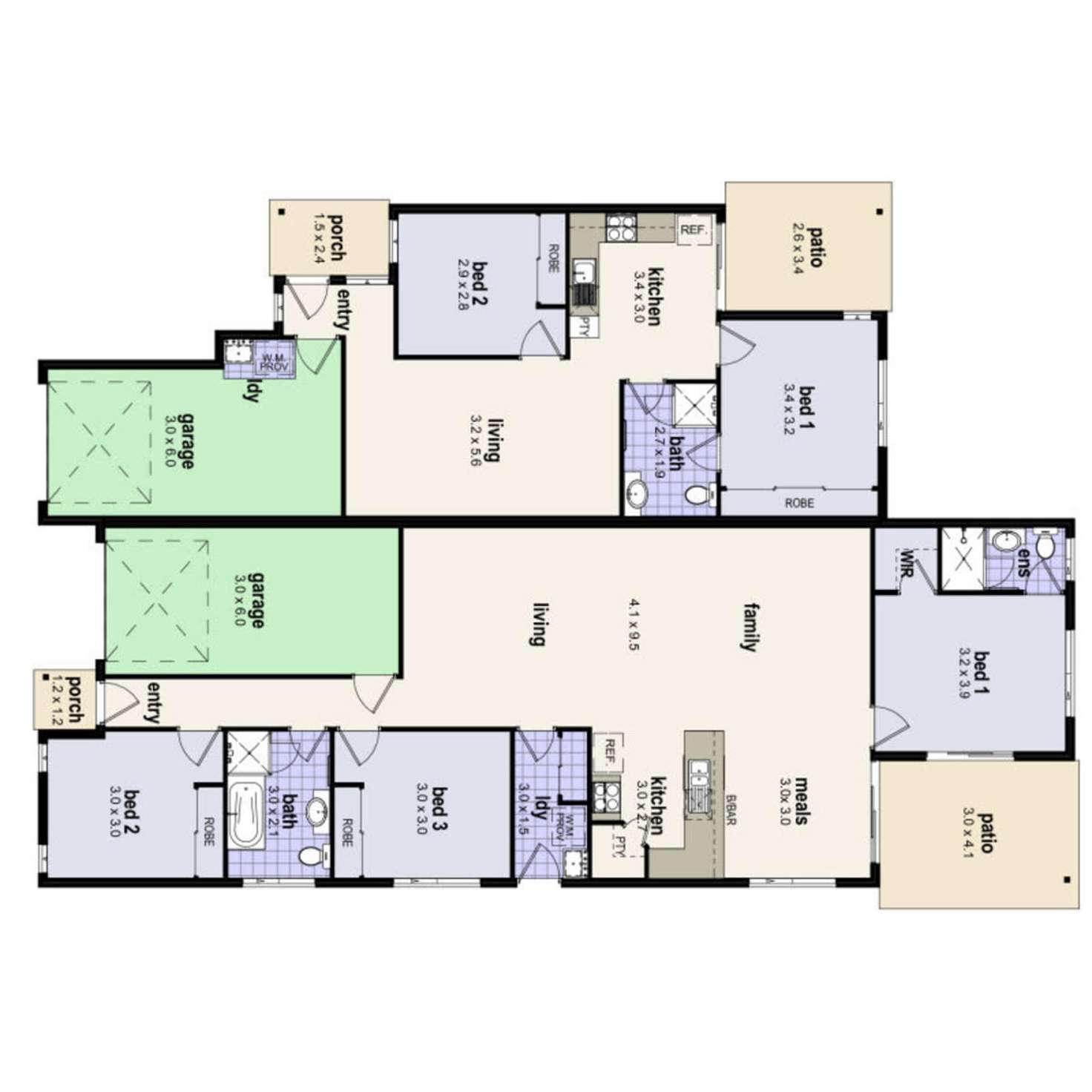Floorplan of Homely house listing, 79A Brentwood Drive, Bundamba QLD 4304