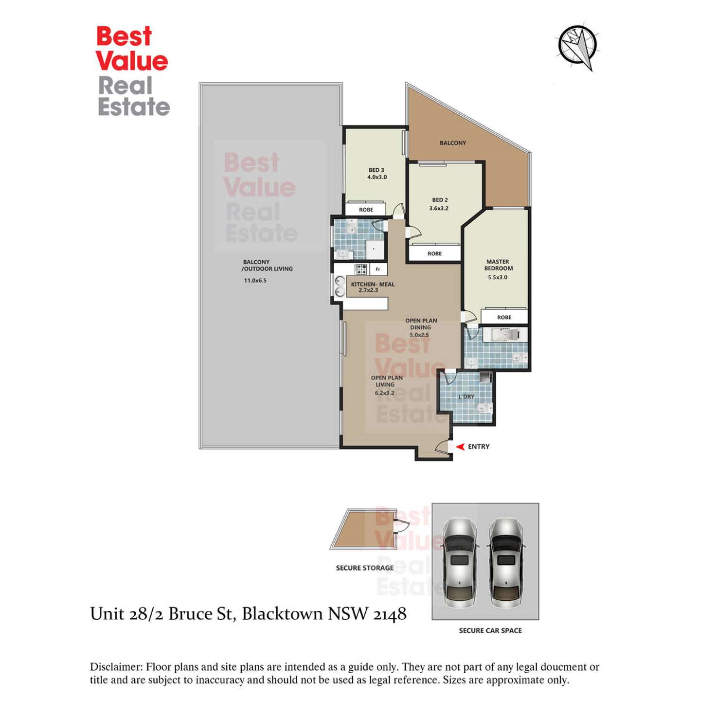 Floorplan of Homely house listing, 28/2 Bruce Street, Blacktown NSW 2148
