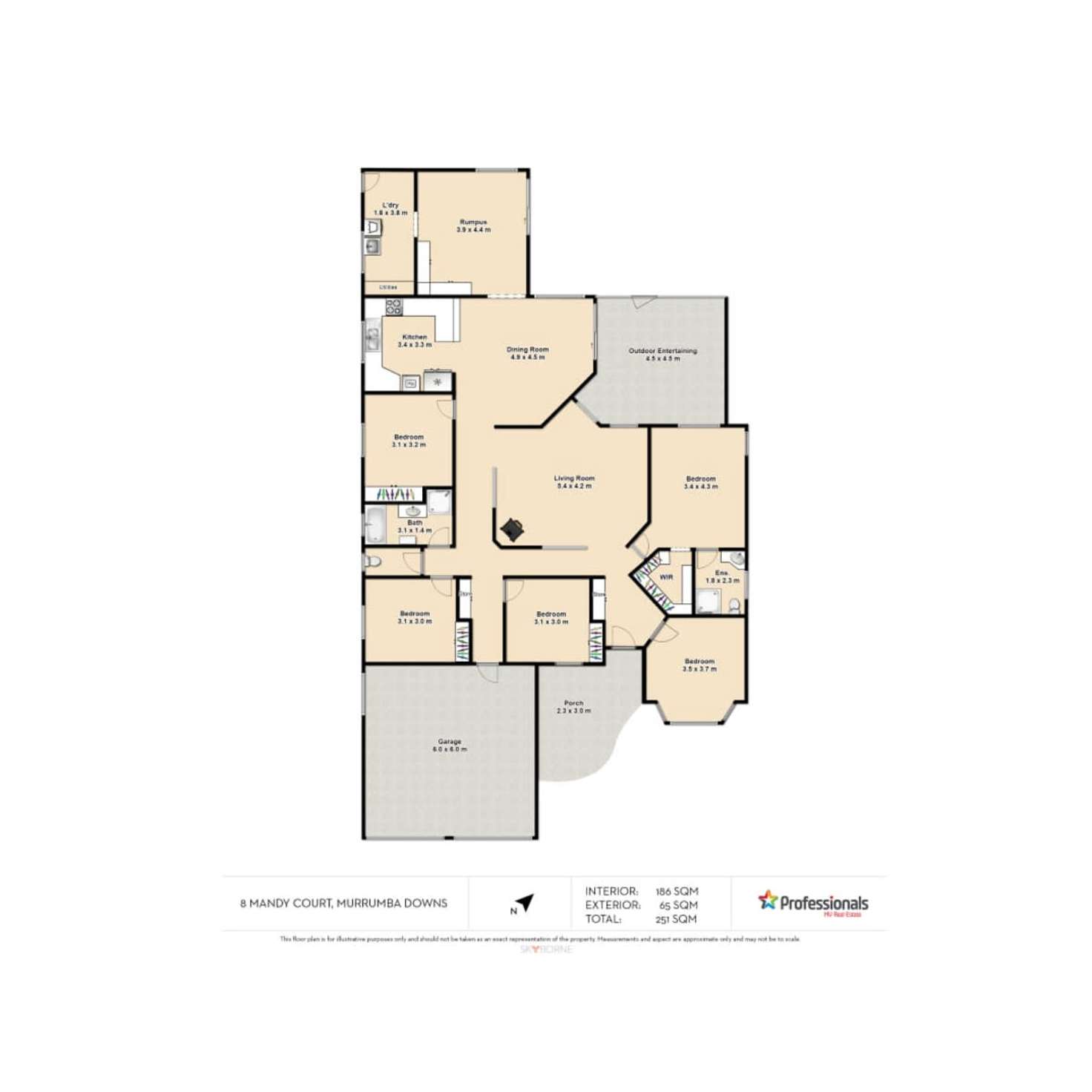 Floorplan of Homely house listing, 8 Mandy Court, Murrumba Downs QLD 4503