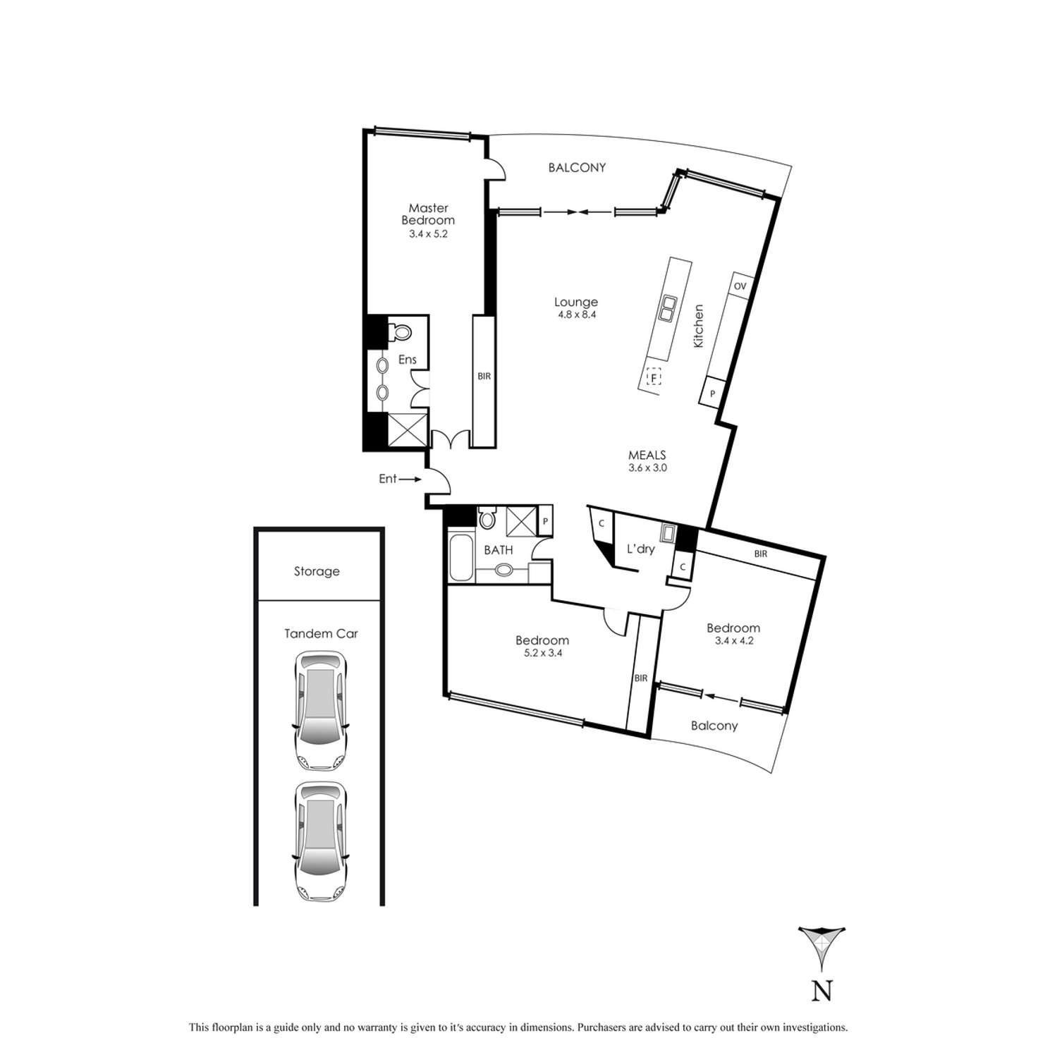 Floorplan of Homely apartment listing, 303/147 Beach Street, Port Melbourne VIC 3207