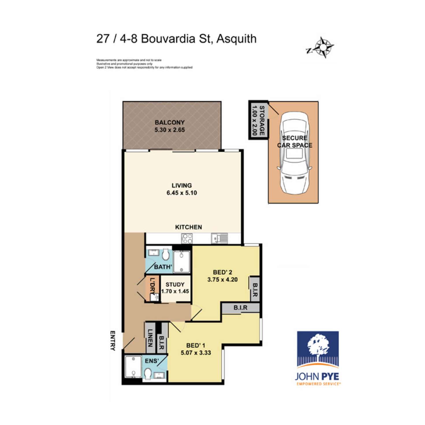 Floorplan of Homely unit listing, 27/4-8 Bouvardia Street, Asquith NSW 2077