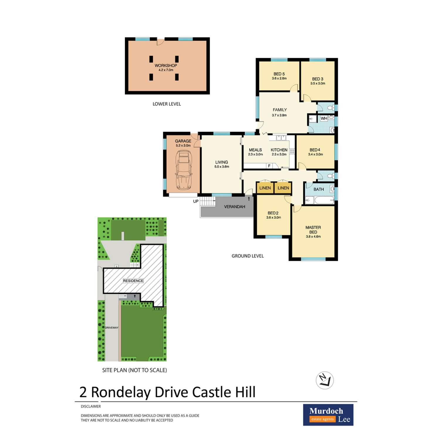 Floorplan of Homely house listing, 2 Rondelay Drive, Castle Hill NSW 2154