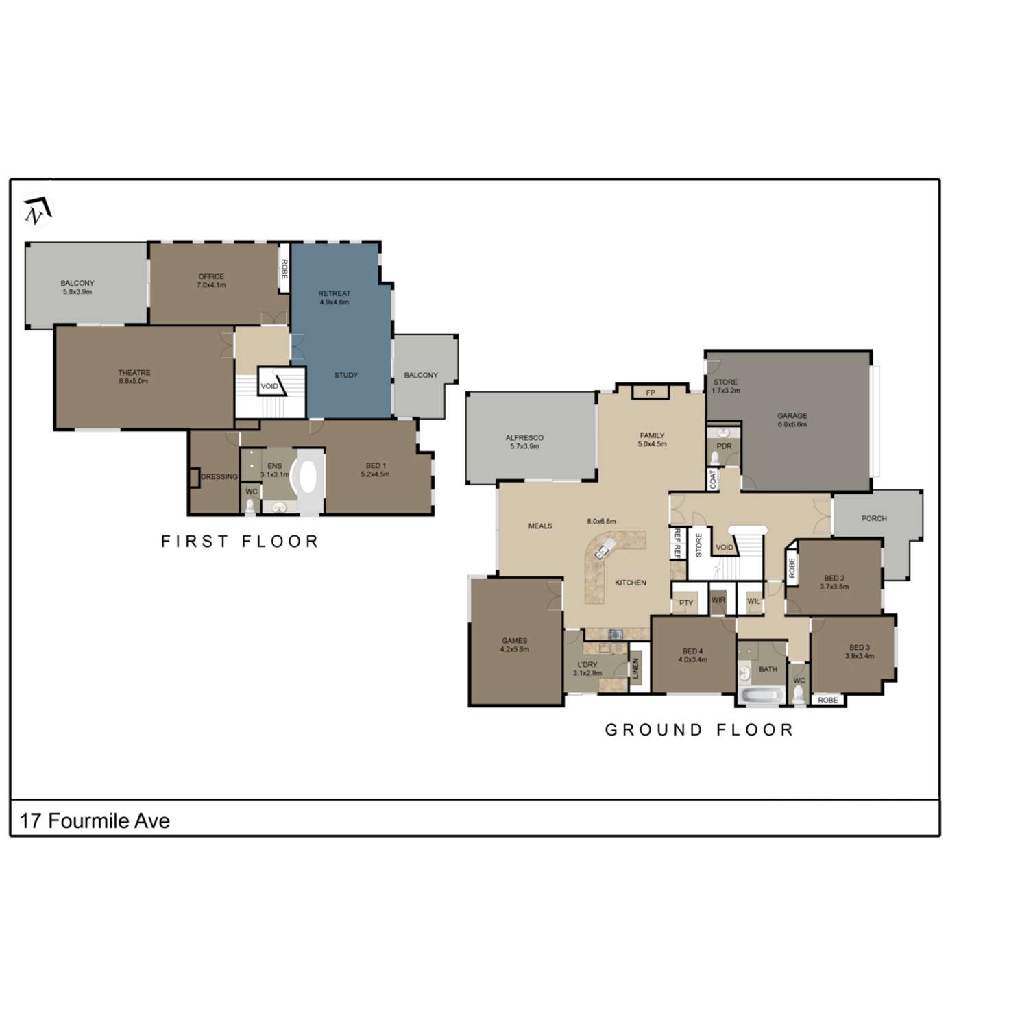 Floorplan of Homely house listing, 17 Fourmile Avenue, Burns Beach WA 6028