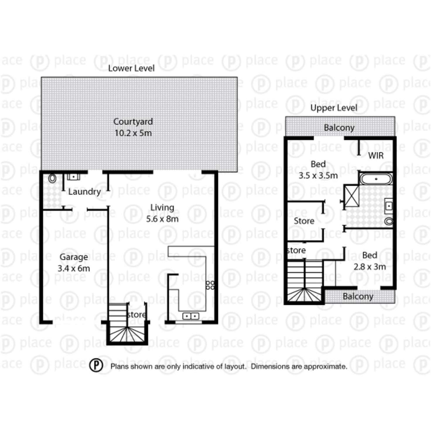 Floorplan of Homely townhouse listing, 1/43 Martindale Street, Corinda QLD 4075