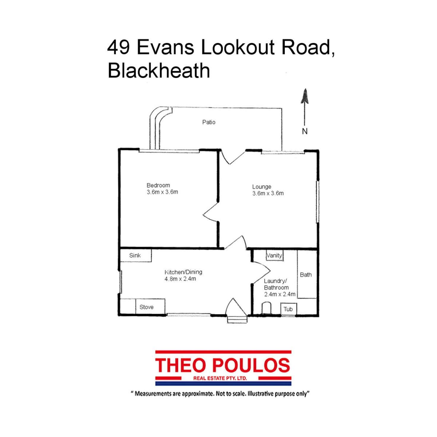 Floorplan of Homely house listing, 49 Evans Lookout  Road, Blackheath NSW 2785