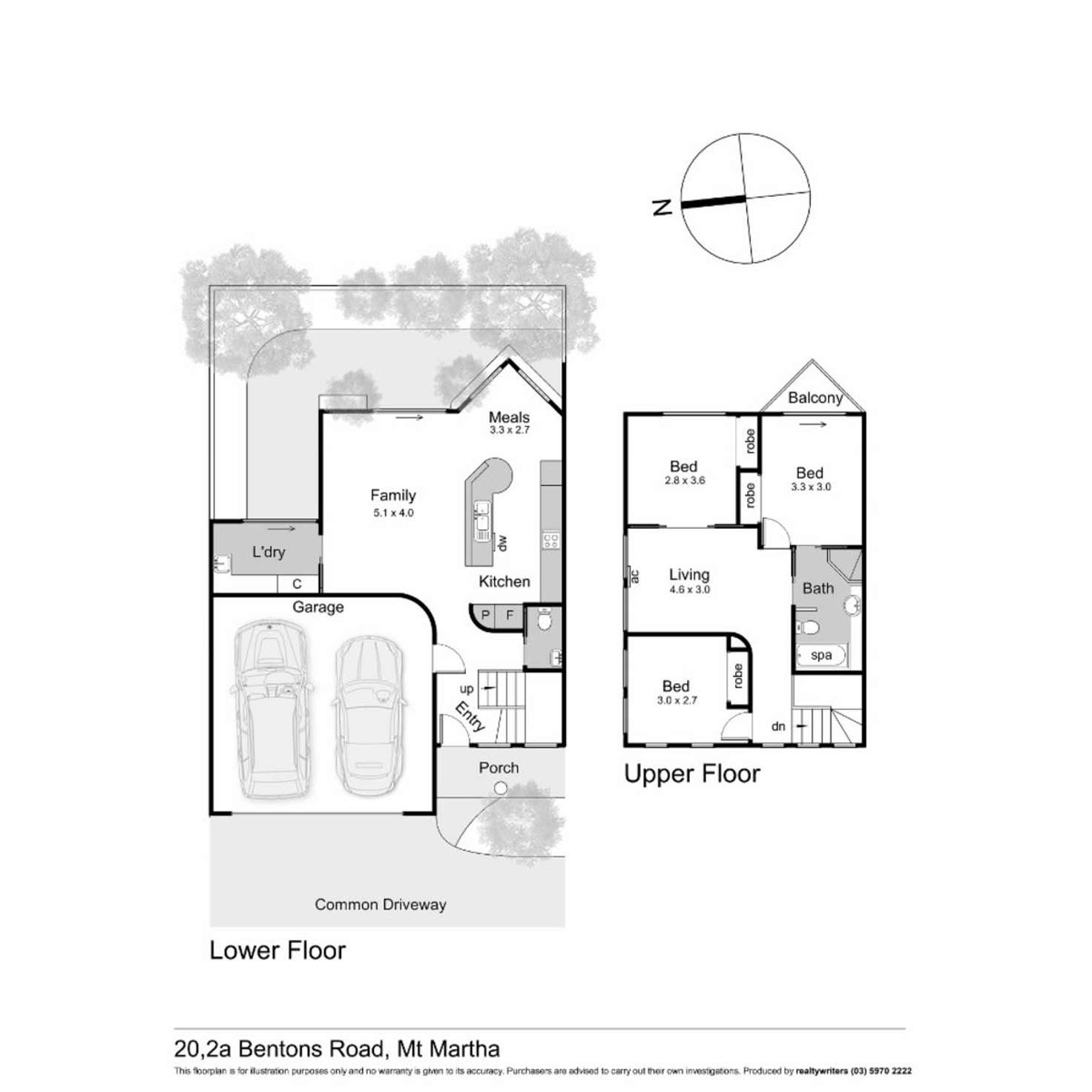 Floorplan of Homely house listing, 20/2a Bentons Road, Mount Martha VIC 3934