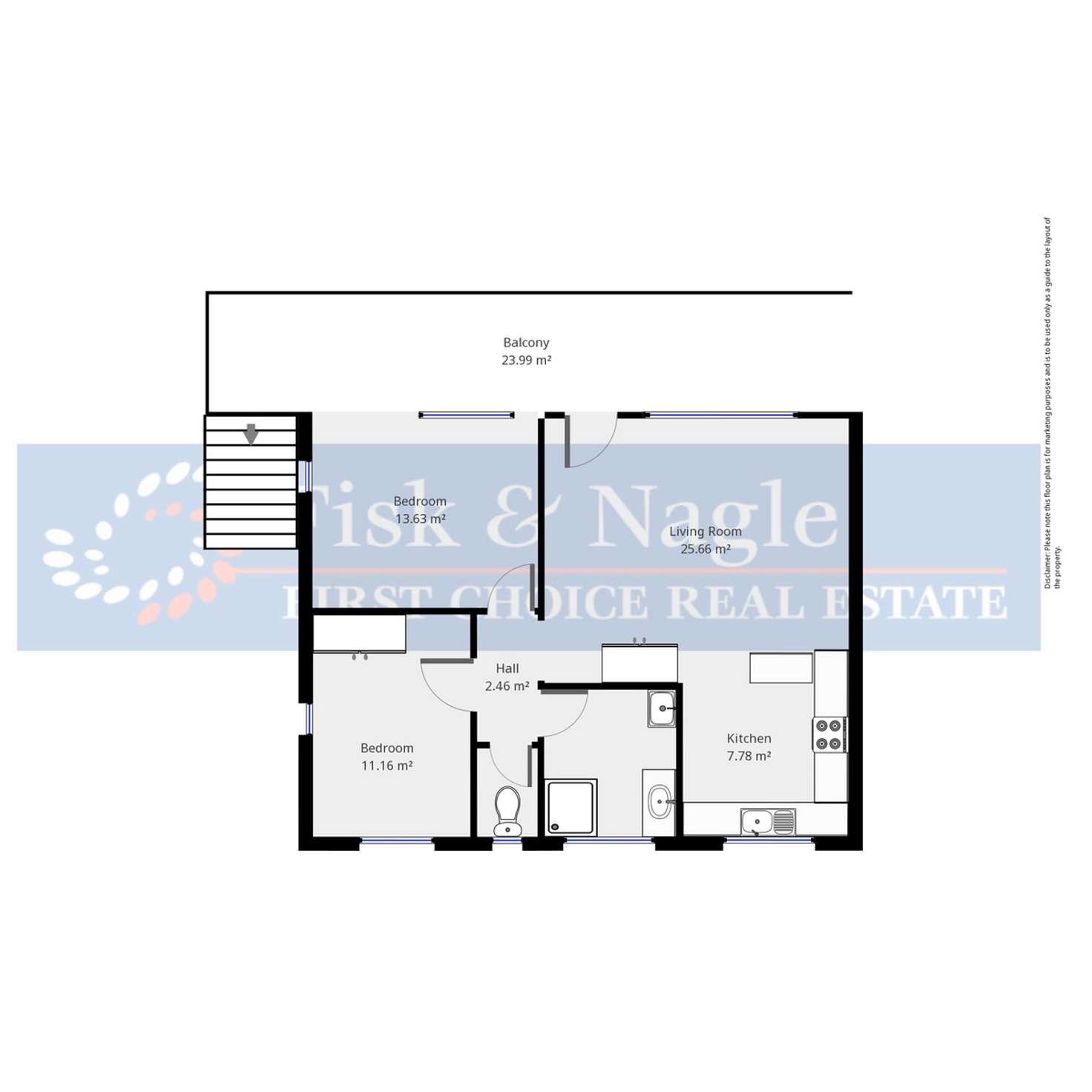 Floorplan of Homely unit listing, 4/6 View Street, Merimbula NSW 2548