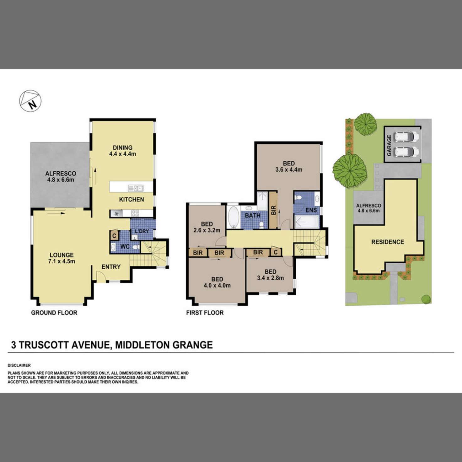 Floorplan of Homely house listing, 3 Truscott Avenue, Middleton Grange NSW 2171