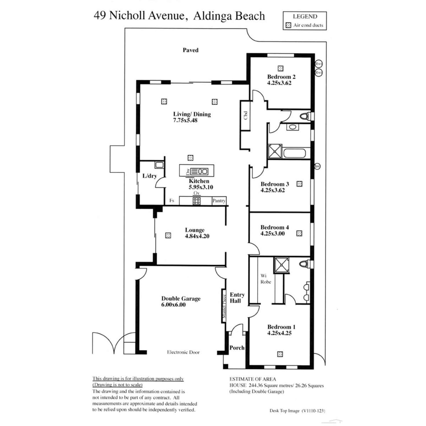 Floorplan of Homely house listing, 49 Nicholl Avenue, Aldinga Beach SA 5173