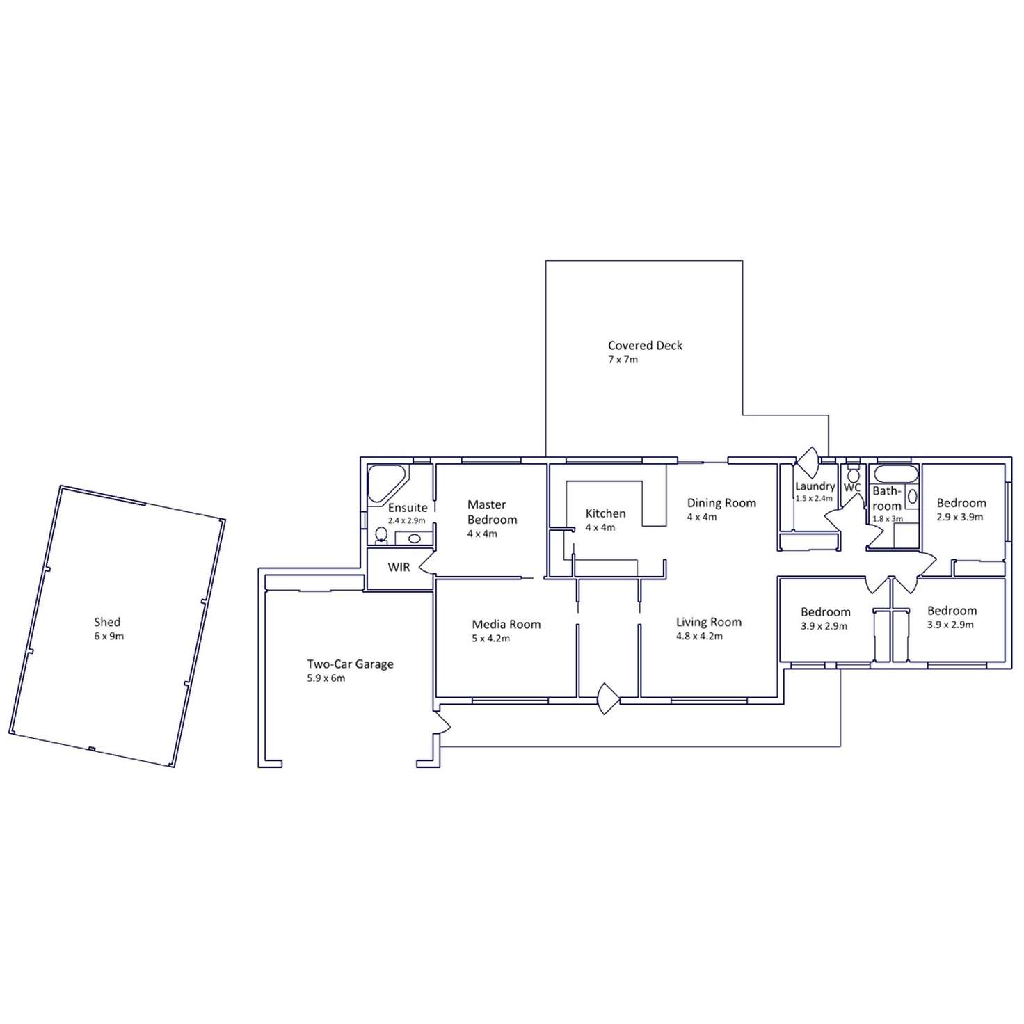 Floorplan of Homely house listing, 31 Jack Kerr Court, Mount Crosby QLD 4306