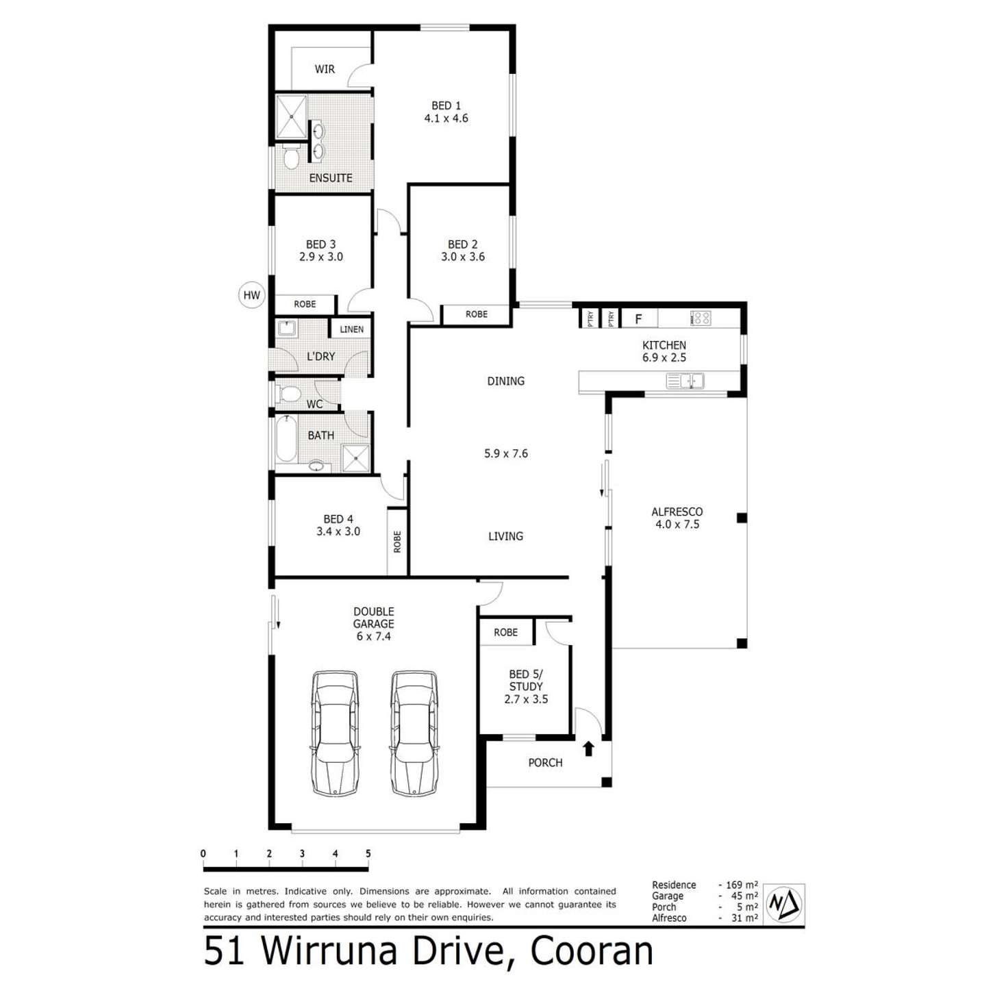 Floorplan of Homely house listing, 51 Wirruna Drive, Cooran QLD 4569