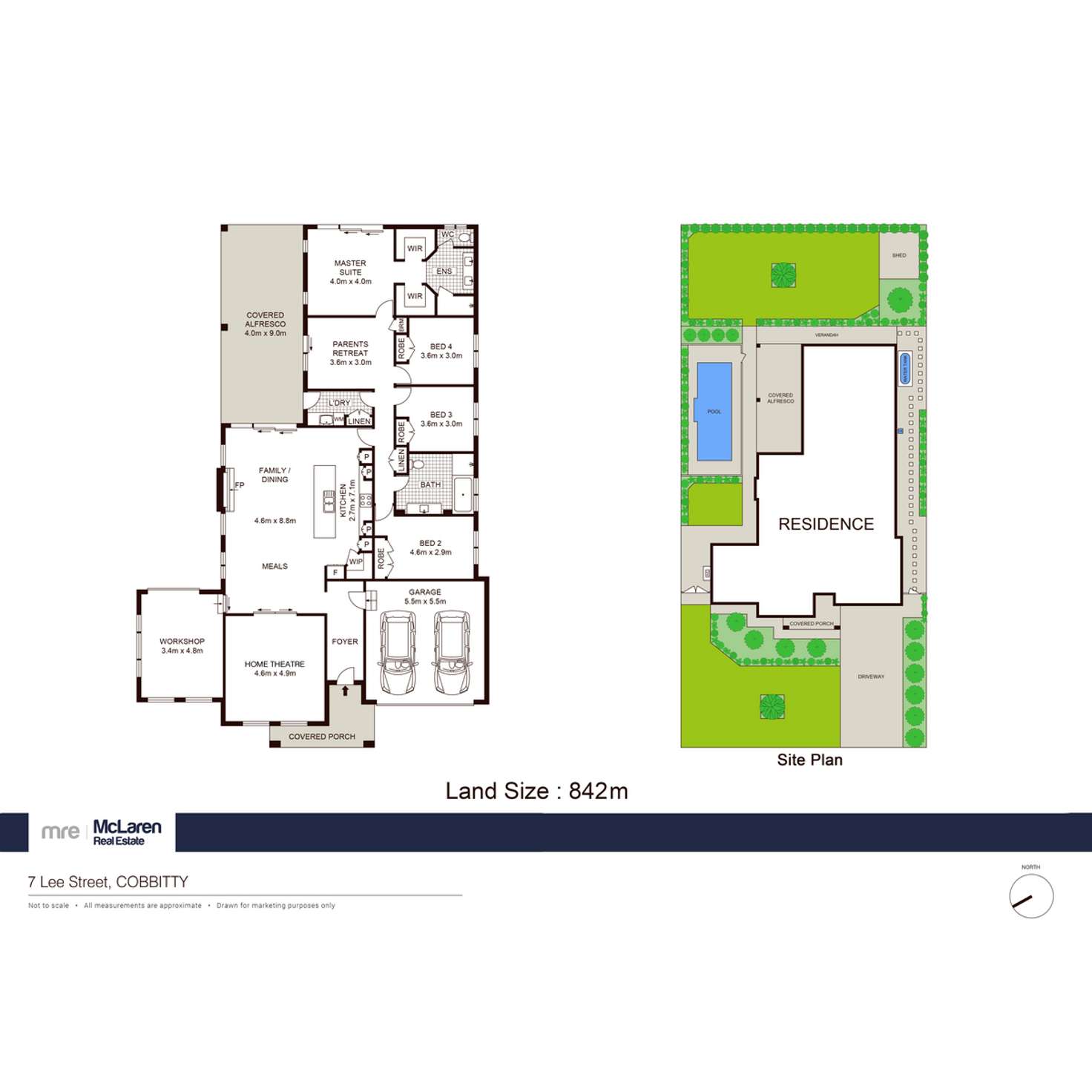 Floorplan of Homely house listing, 7 Lee Street, Cobbitty NSW 2570